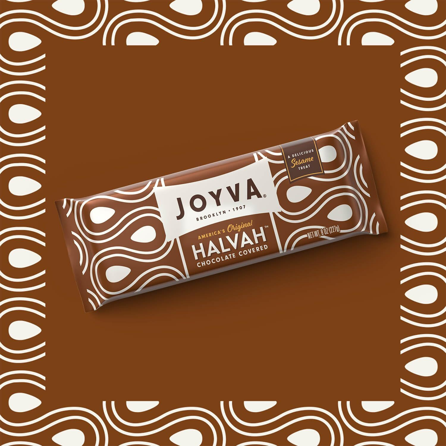Joyva Halvah Chocolate Covered , 8 Oz