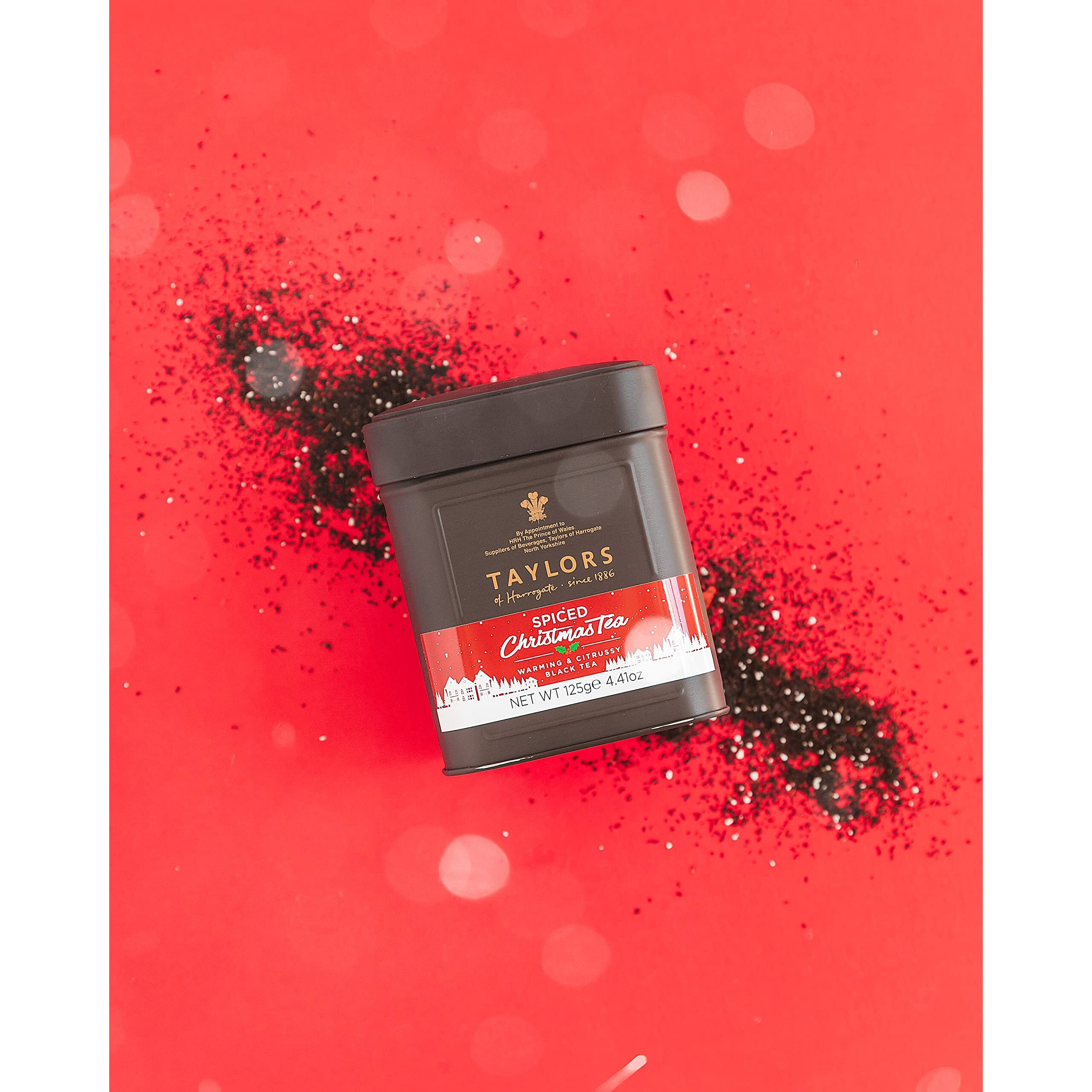 Taylors Of Harrogate Spiced Christmas Loose Leaf, 4.41 Ounce Tin