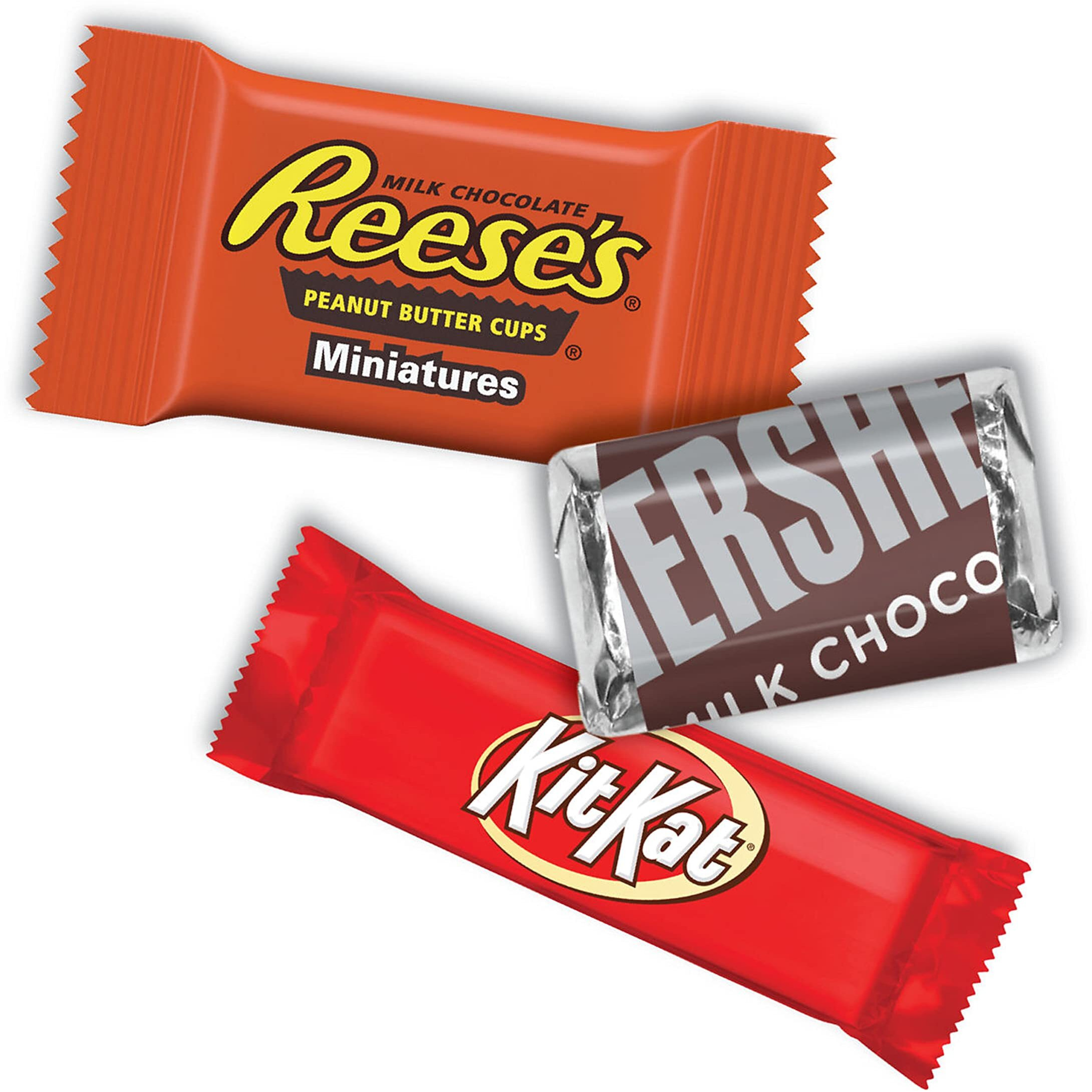 Hershey's, Kit Kat And Reese's Assorted Milk Chocolate Candy Variety Bag, 80.39 Oz (265 Pieces)