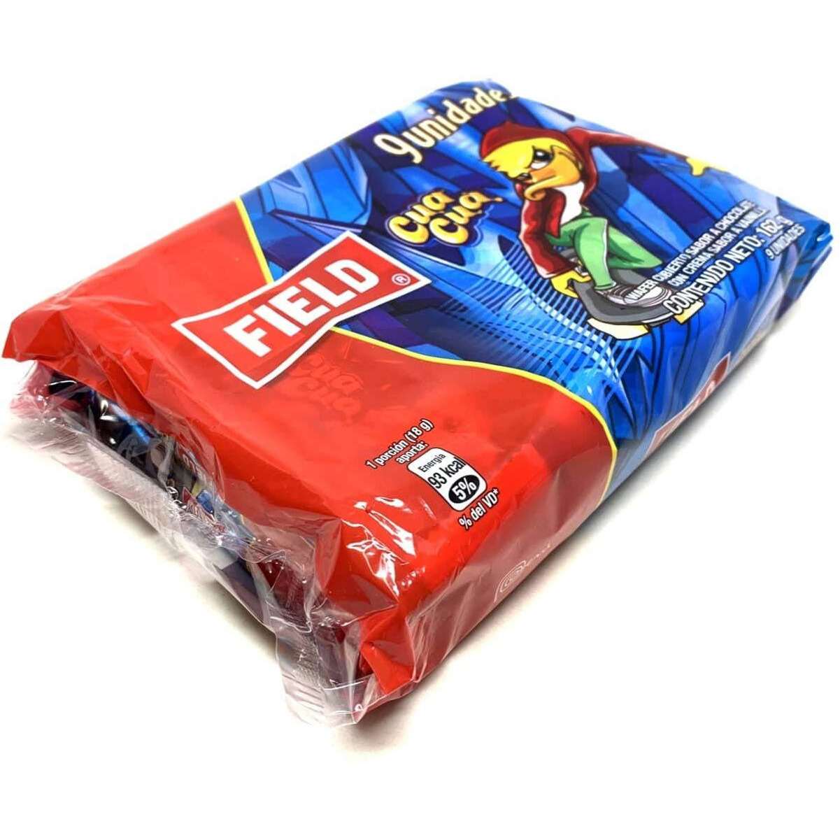 Cuacua Wafer Cubierto Sabor A Chocolate Con Crema Sabor A Vainilla