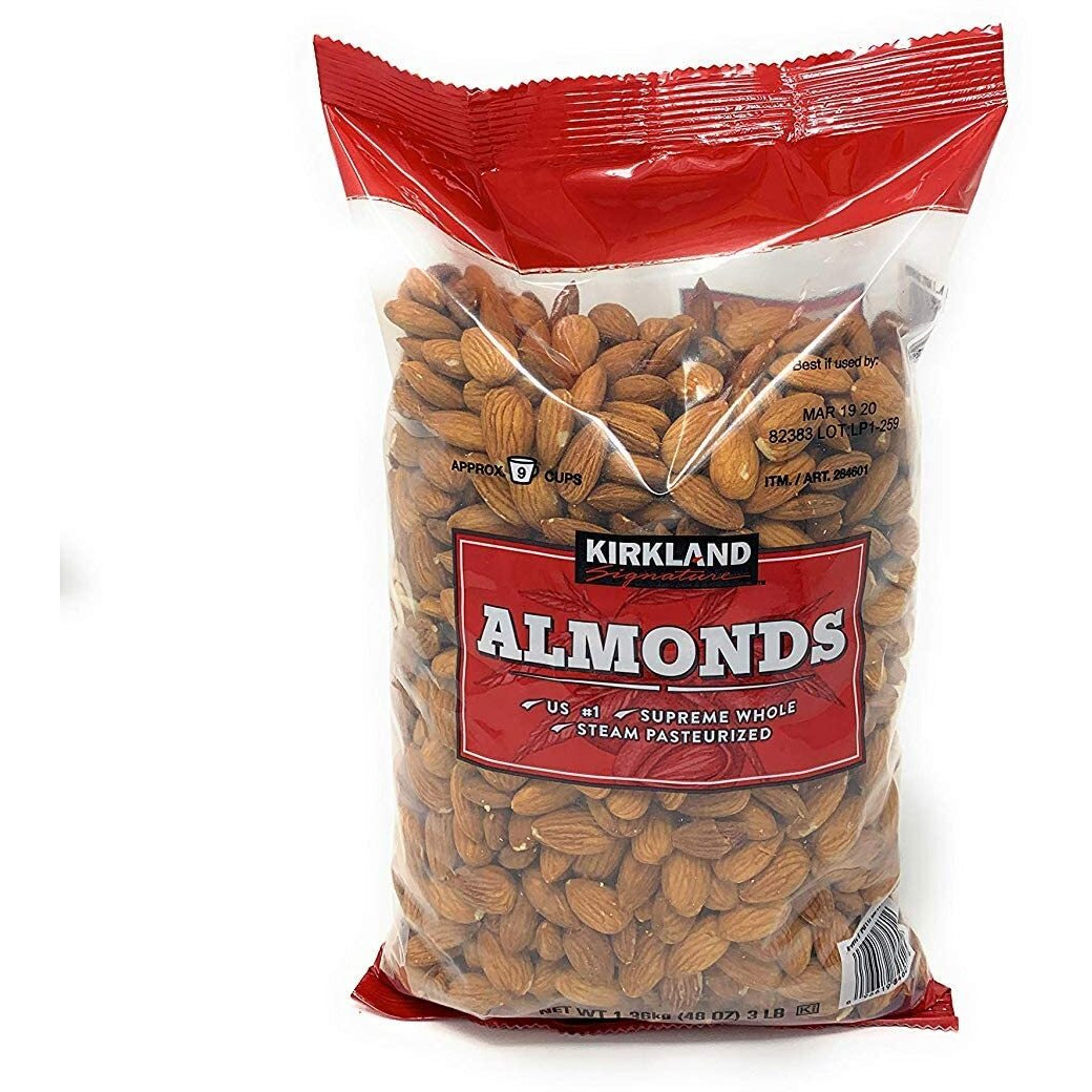 Kirkland Signature Nuts, Almonds, 48 Ounce
