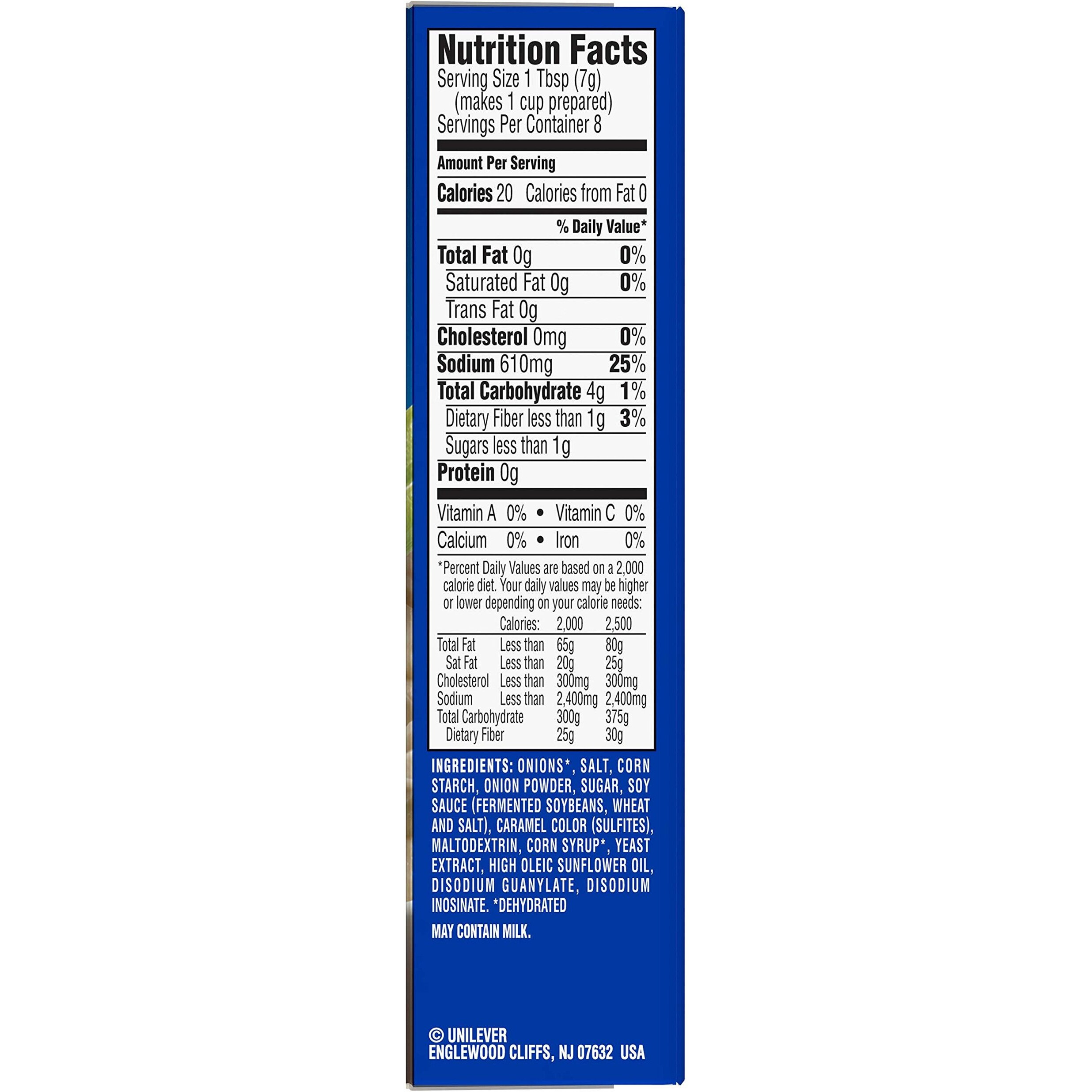 Lipton Recipe Secrets Soup And Dip Mix, Onion Flavor, 2 Oz 6 Count