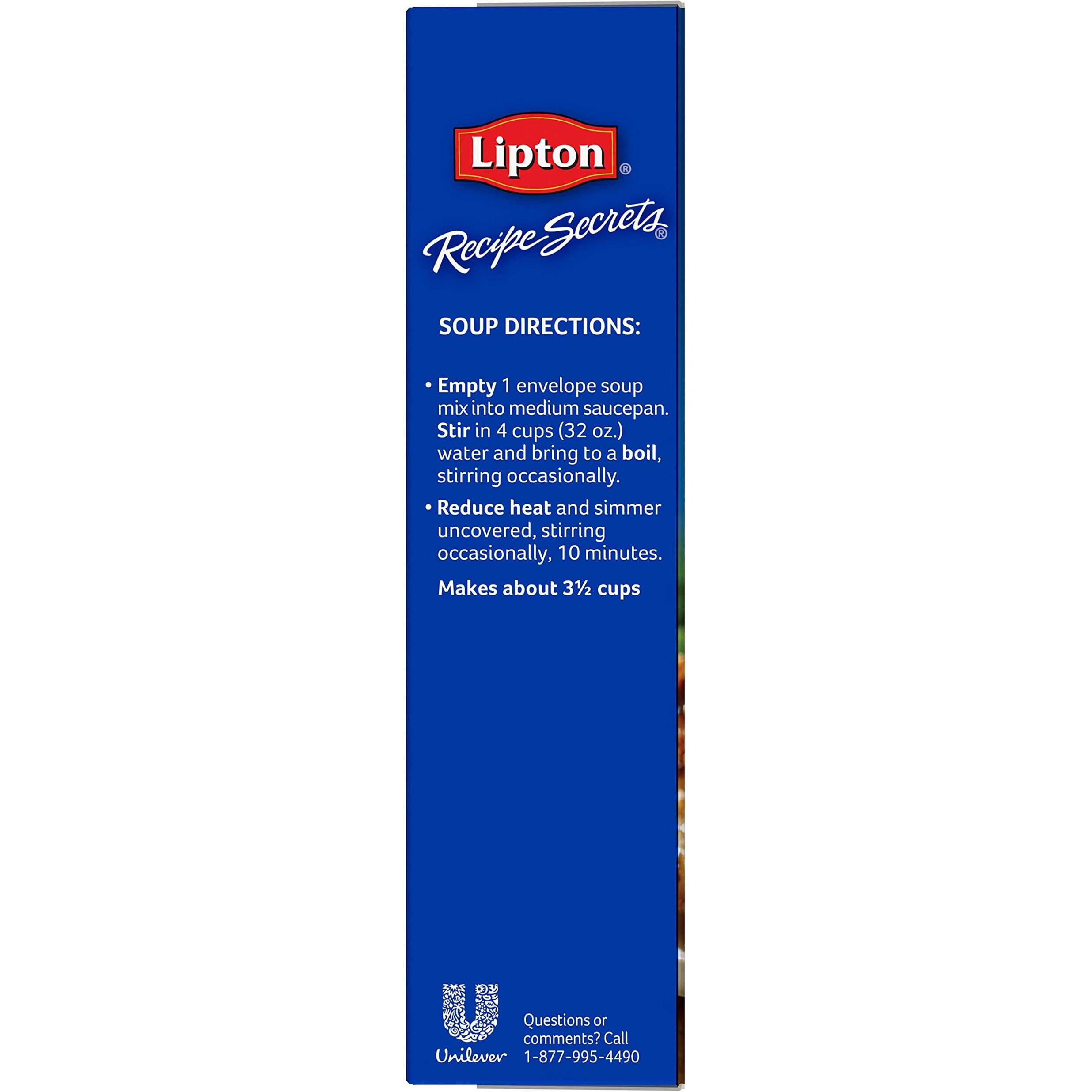 Lipton Recipe Secrets Soup And Dip Mix, Onion Flavor, 2 Oz 6 Count
