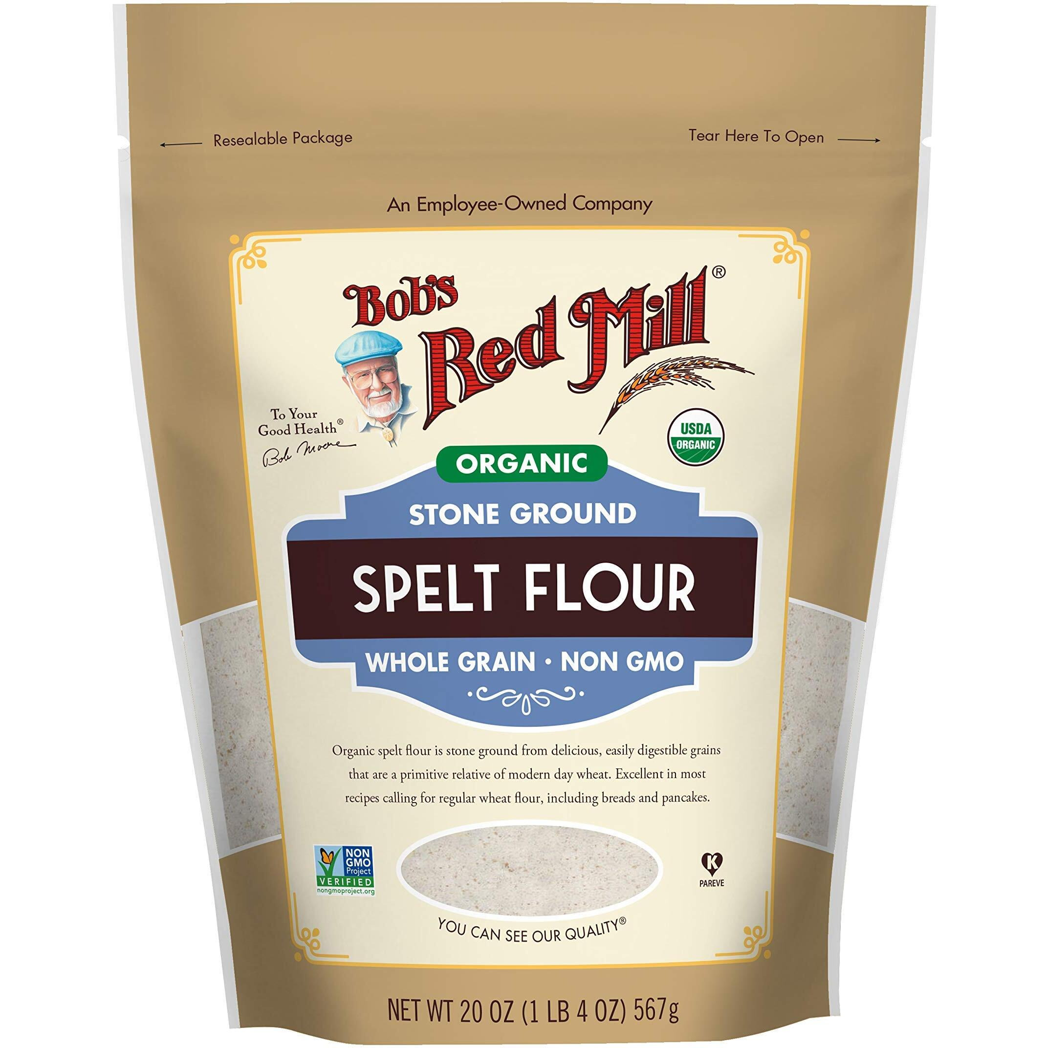 Bob's Red Mill Organic Spelt Flour, 20-Ounce (Pack Of 4)