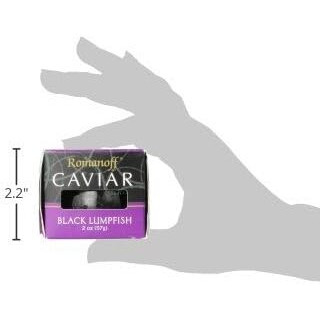 Romanoff Caviar, Black Lumpfish, 2 Oz., (Pack Of 3)