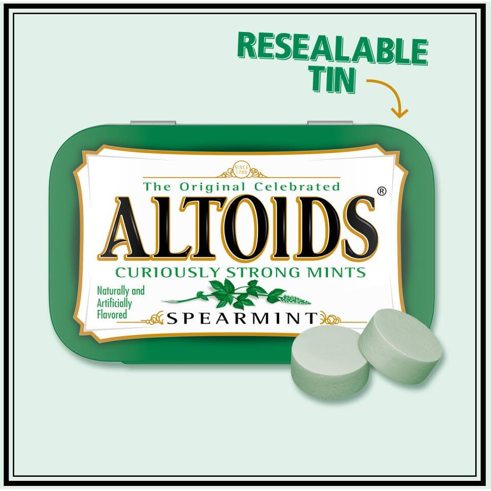 Altoids Spearmint Mints, 1.76 Ounce (12 Packs)