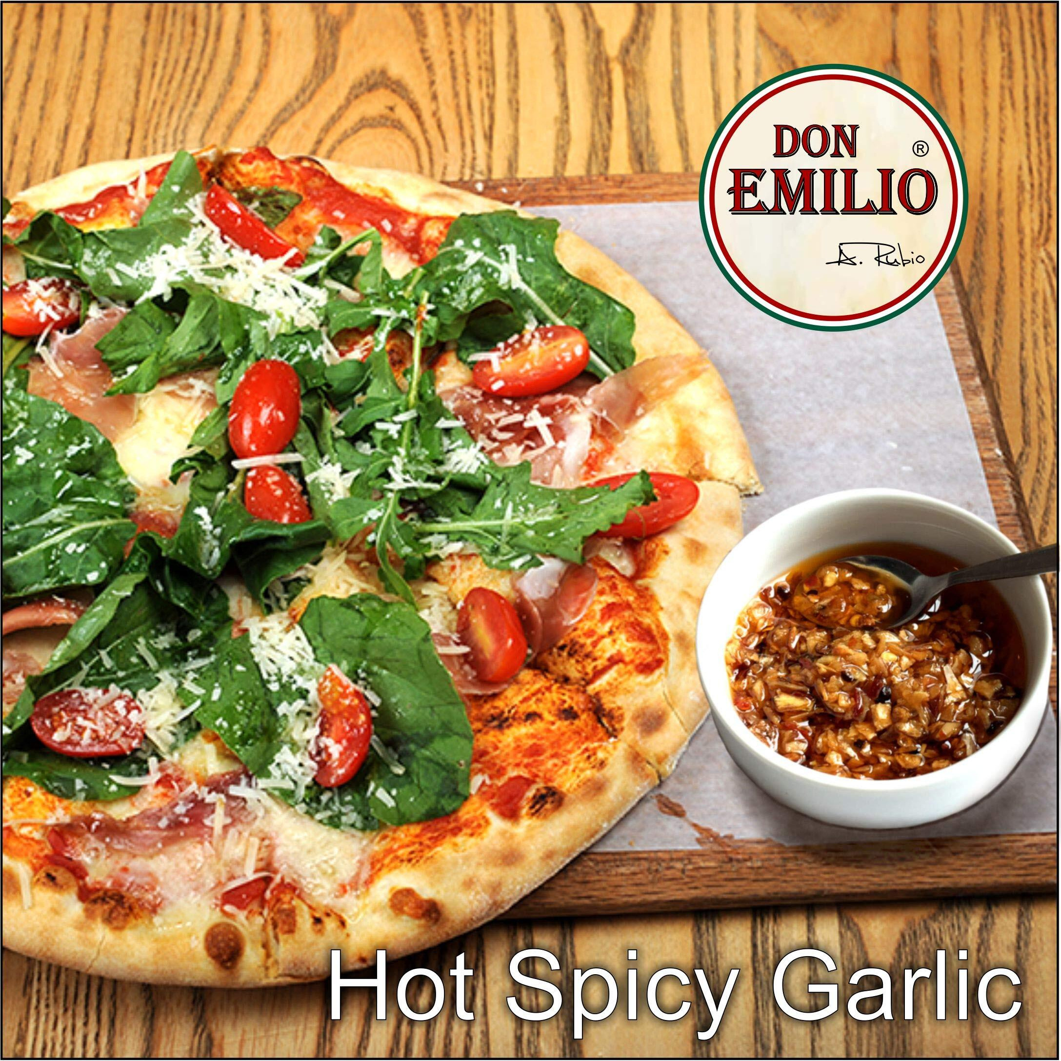 Don Emilio Salsa Macha Hot Chili Garlic Sauce, Gourmet Spicy Chili Crisp Oil, Garlic And Onion, All Natural Chili Paste 9 Oz