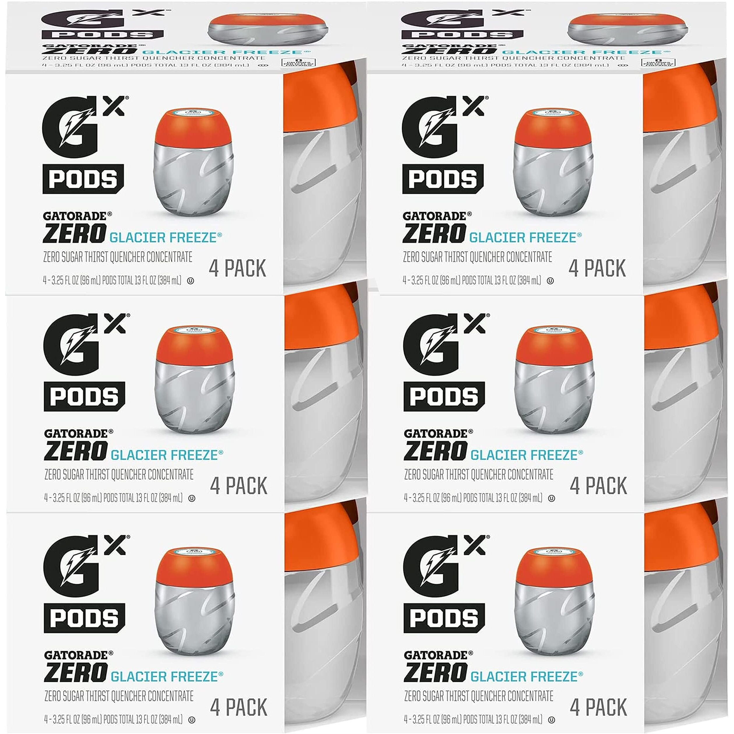 Gatorade Gx Pods Glacier Freeze Zero 24Ct