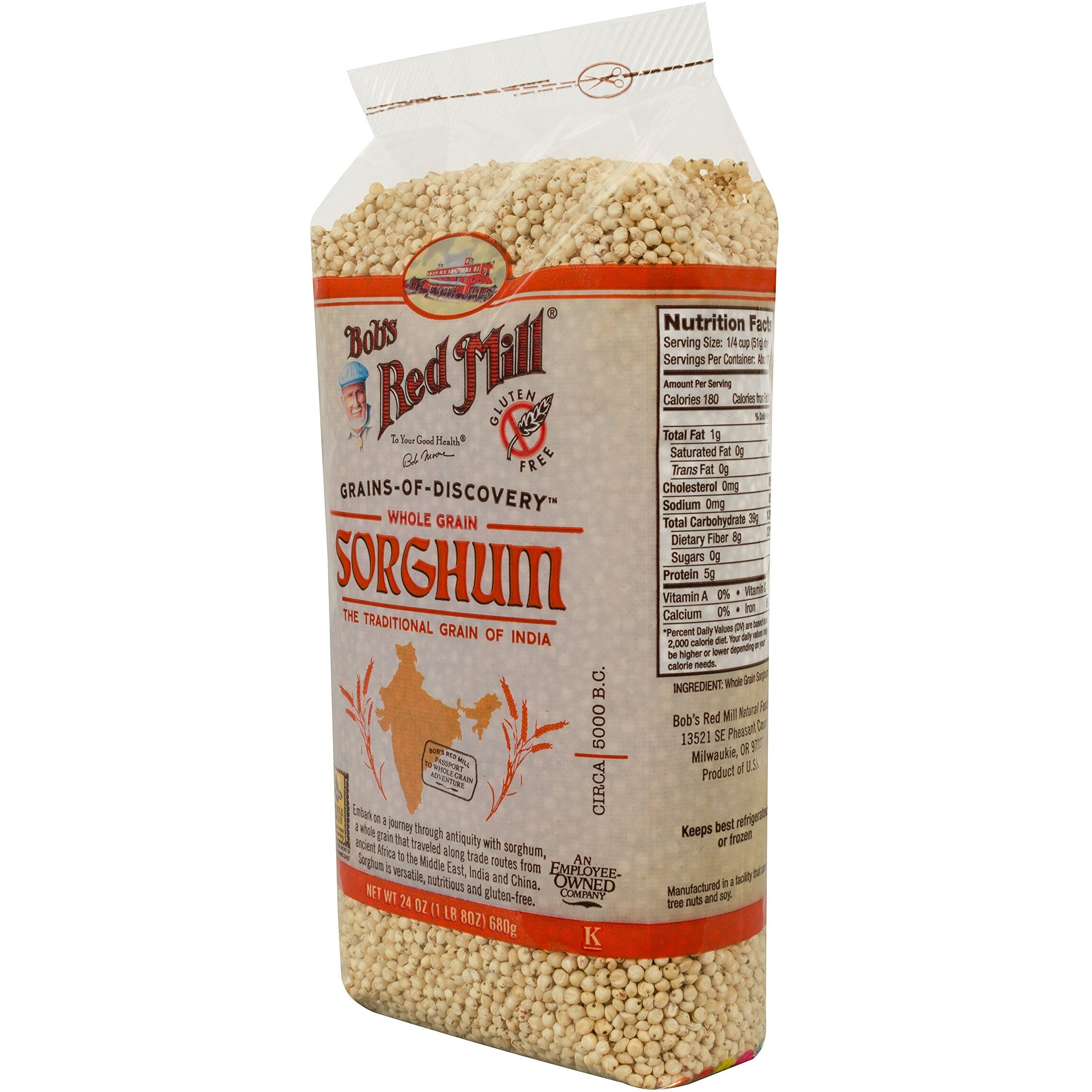 Bob's Red Mill 2531C244 Whole Grain Sorghum 24 Ounce