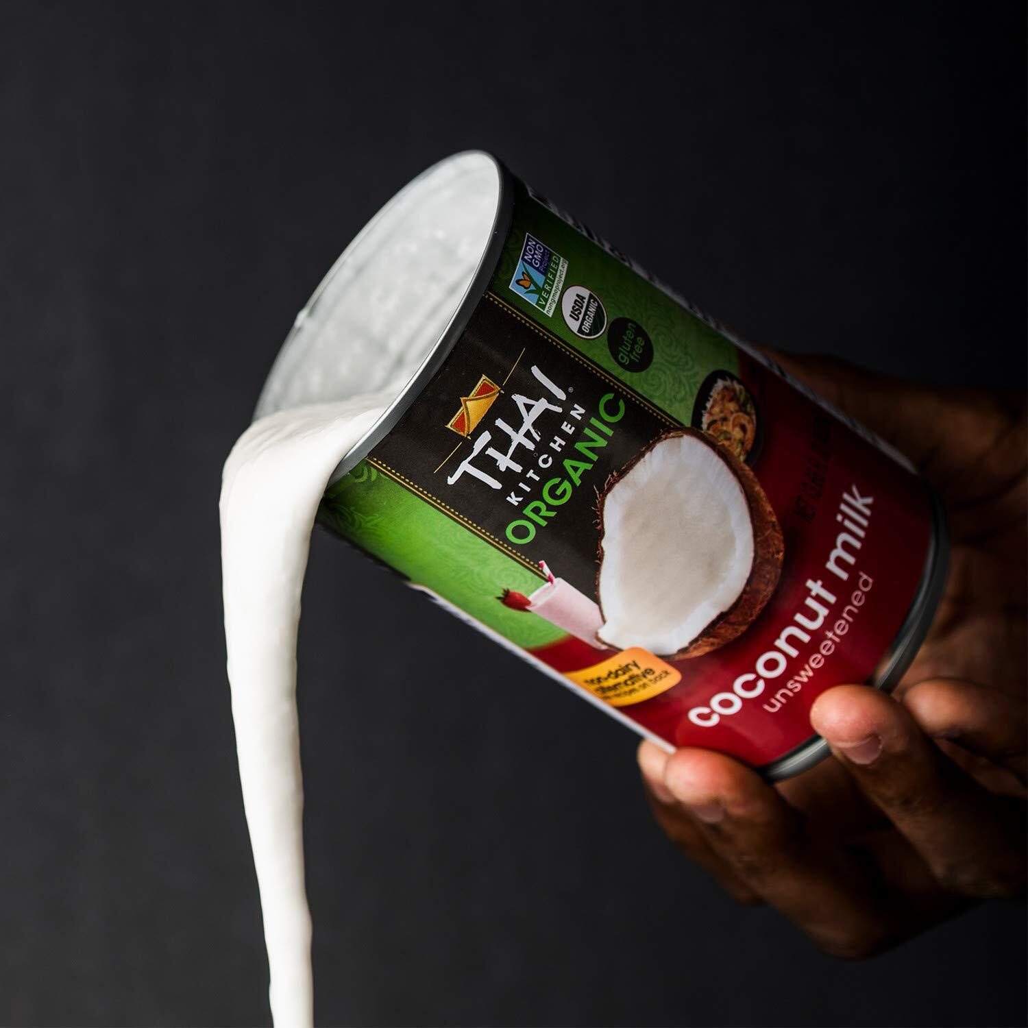 Thai Kitchen Organic Unsweetened Coconut Milk, 13.66 Fl Oz (Pack Of 12)