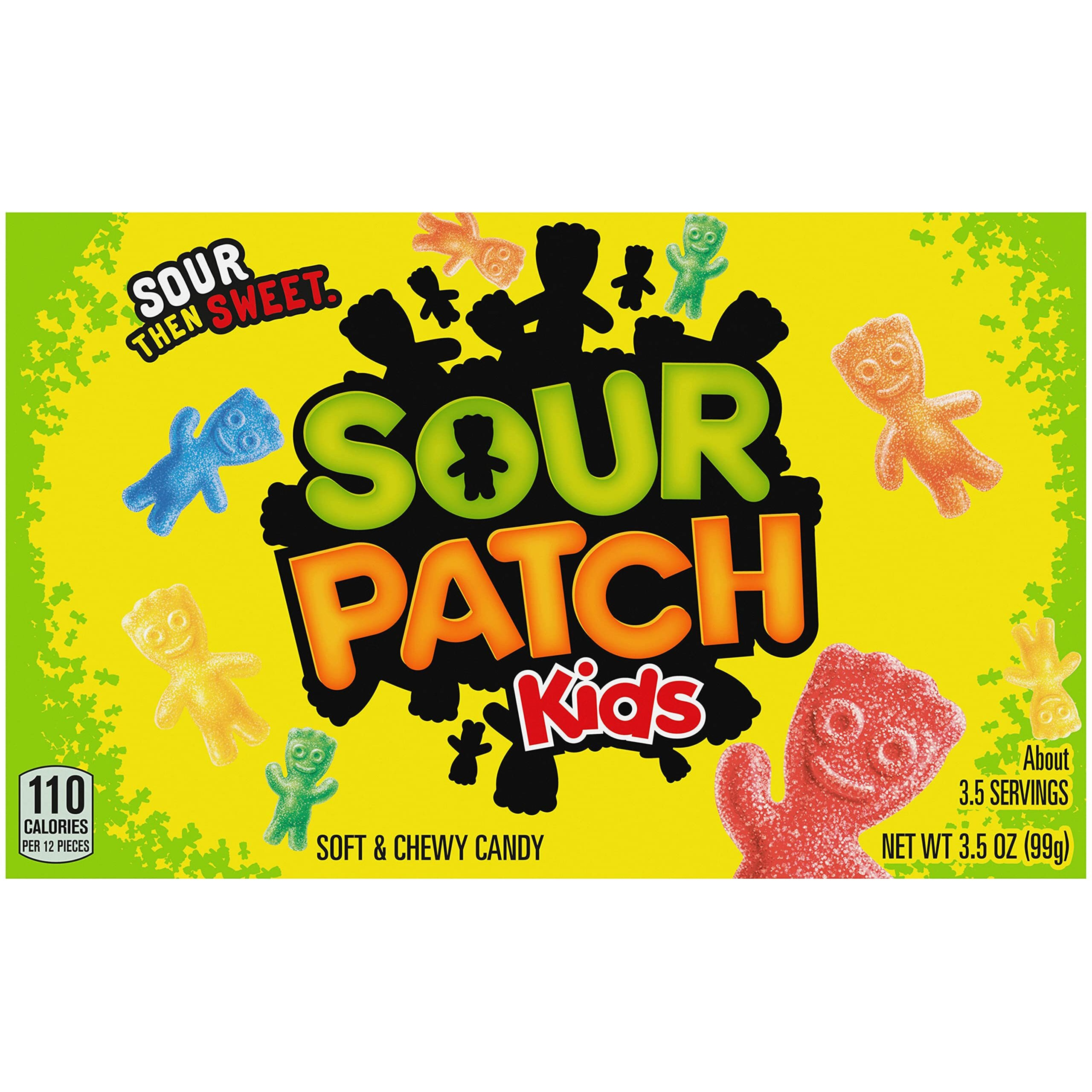 Sour Patch Kids Soft & Chewy Candy, 12 - 3.5 Oz Boxes