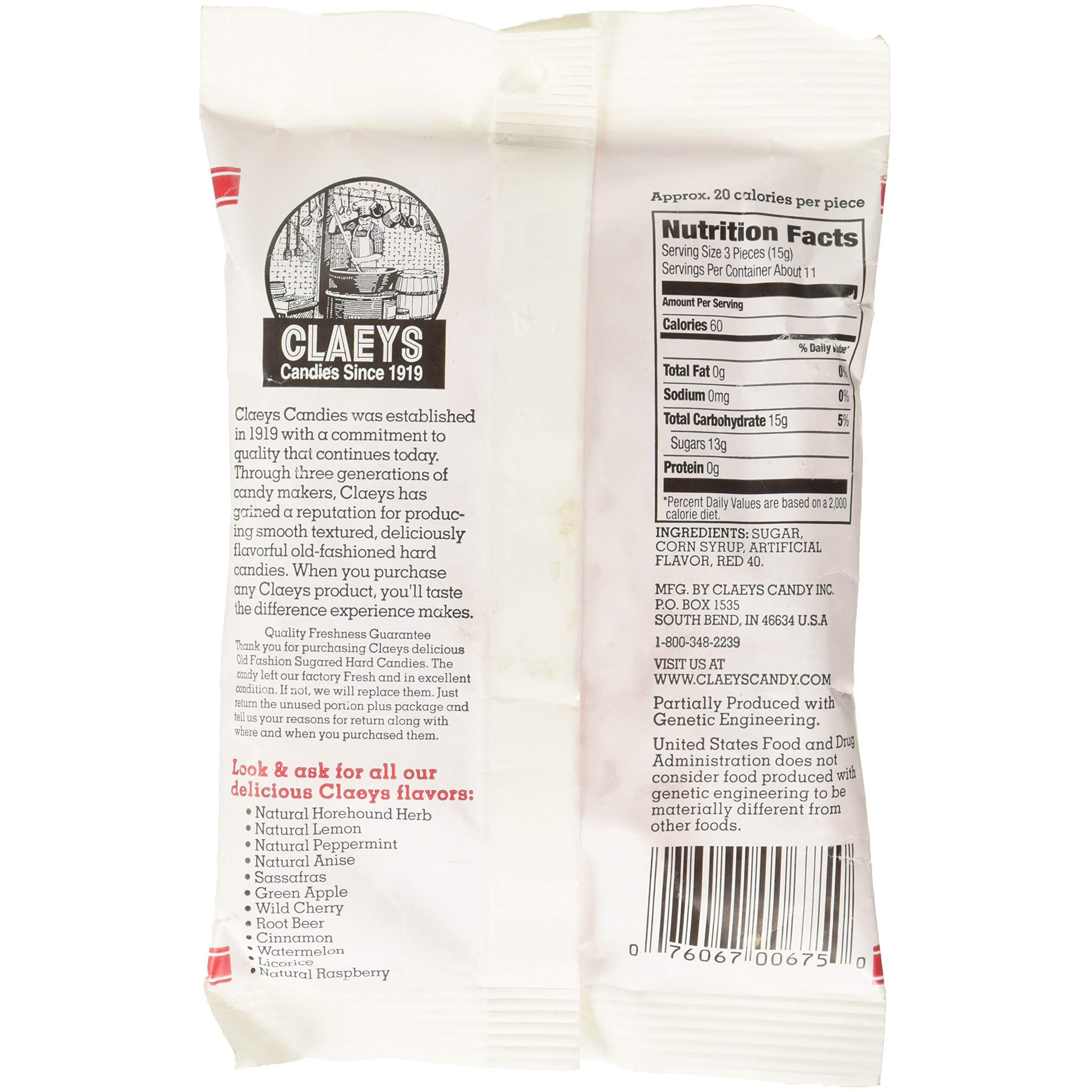 Claeys Old Fashioned Cinnamon Candy, 6-Ounce Bags (Pack Of 12)