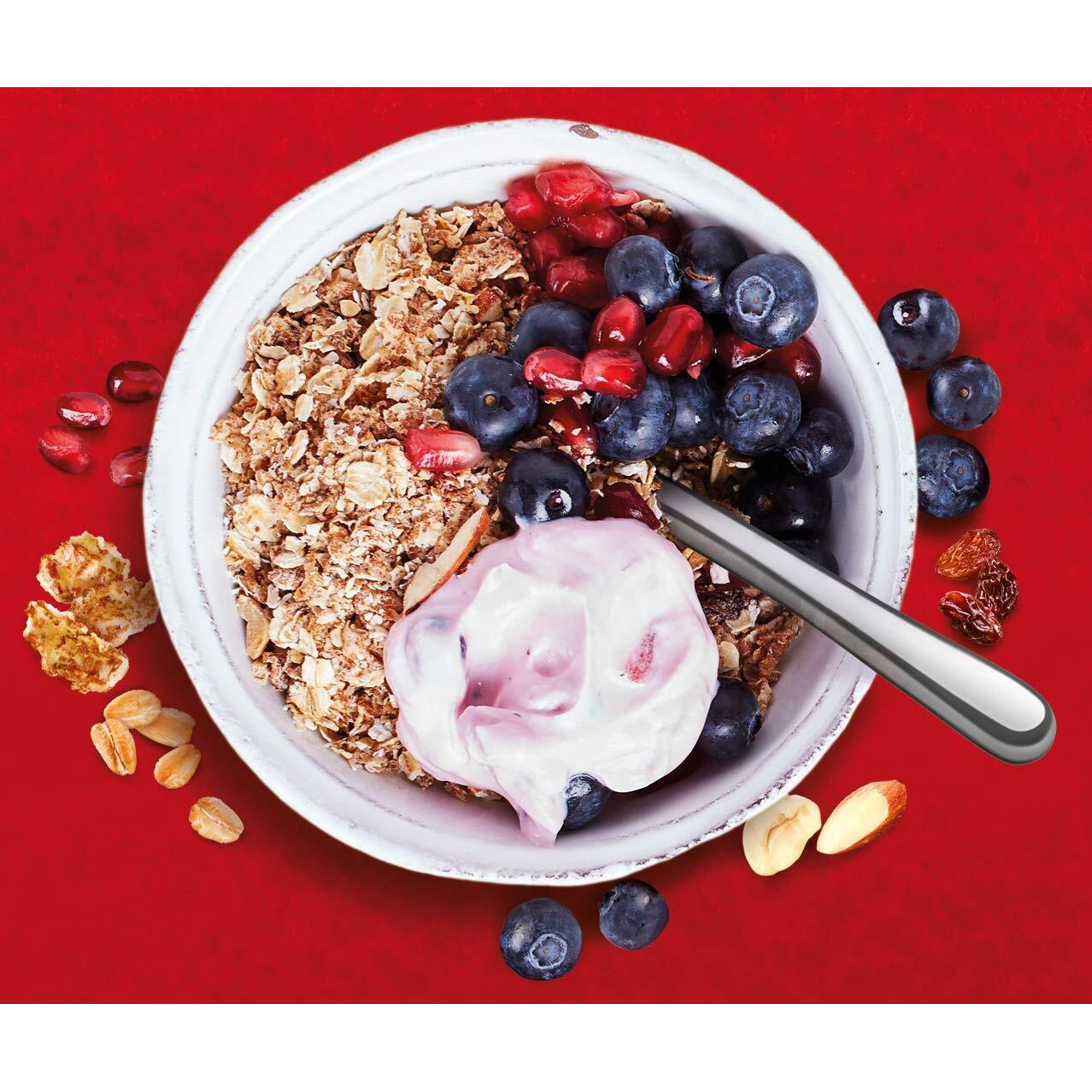 Alpen Muesli Original Cereal, Heart Healthy Cereal With Wheat Flakes, Rolled Oats, Nuts And Raisins, Non-Gmo Project Verified, 14 Oz Box (Pack Of 6)