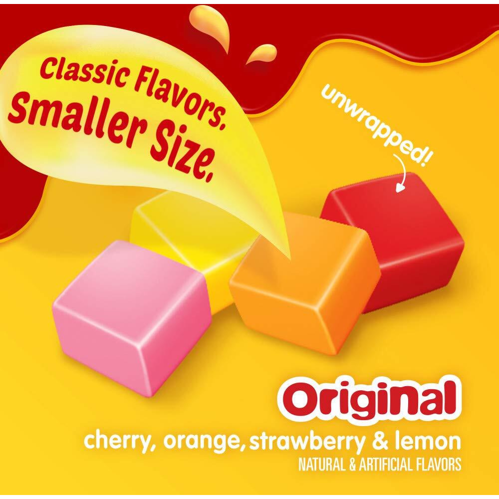 Starburst Original Minis Fruit Chews Candy, 8-Ounce Grab N Go Size Resealable Bag (Pack Of 8)