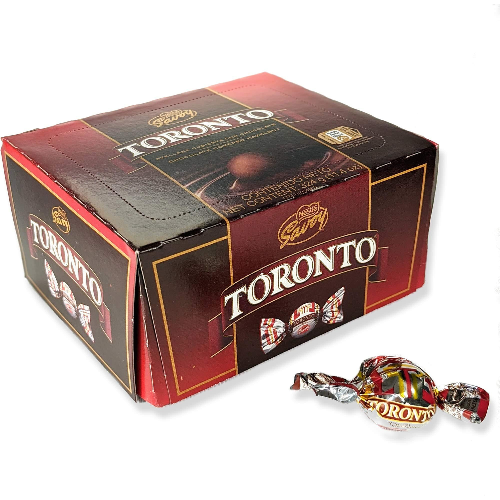 Nestle Savoy Toronto Chocolate Covered Hazelnut Savoy 36 Unit Net Wt 324G