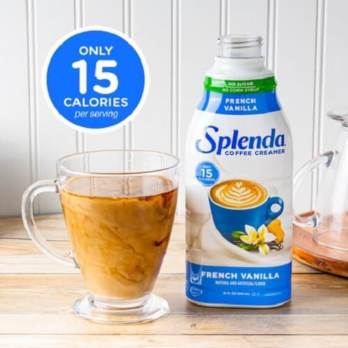 Splenda Sugar Free French Vanilla Coffee Creamer, 32 Fl Oz (Pack Of 6)