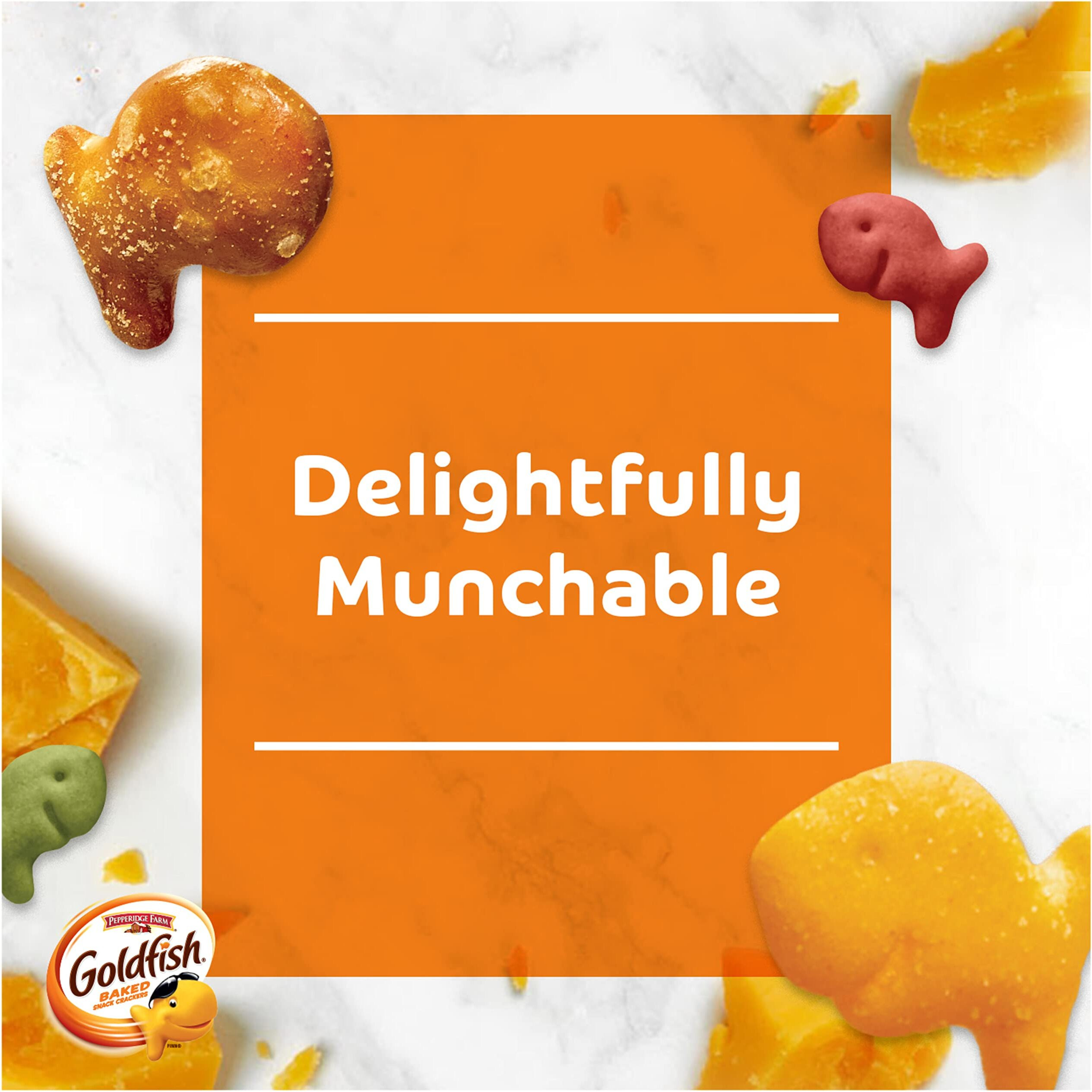Goldfish Crackers Big Smiles Variety Pack With Cheddar, Colors, And Pretzels, Snack Packs, 30 Ct