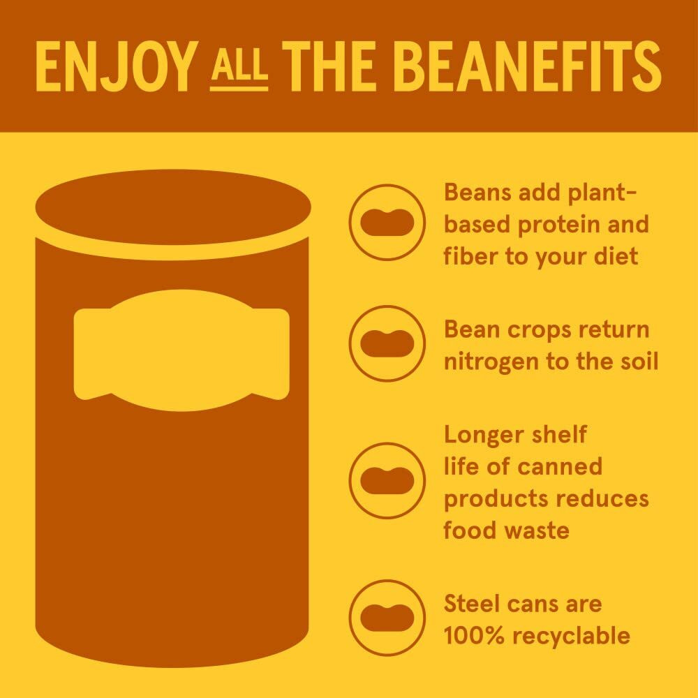 Bush's Best 15 Oz Canned Organic Dark Red Kidney Beans, Source Of Plant Based Protein And Fiber, Low Fat, Gluten Free, (Pack Of 12)