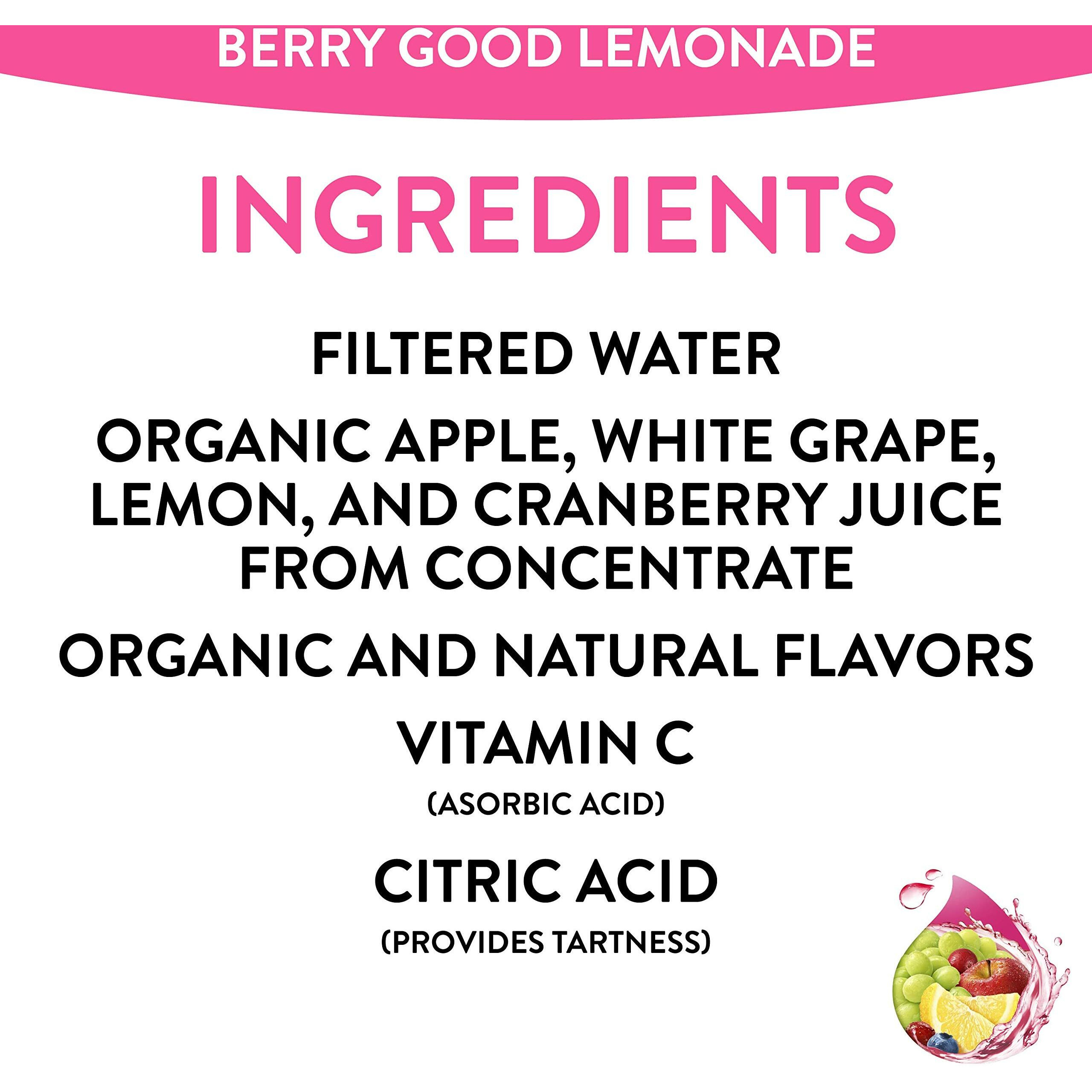 Honest Kids Organic Juice Drink, Berry Berry Good Lemonade, 6.75 Fl Oz Pouches (Pack Of 32)