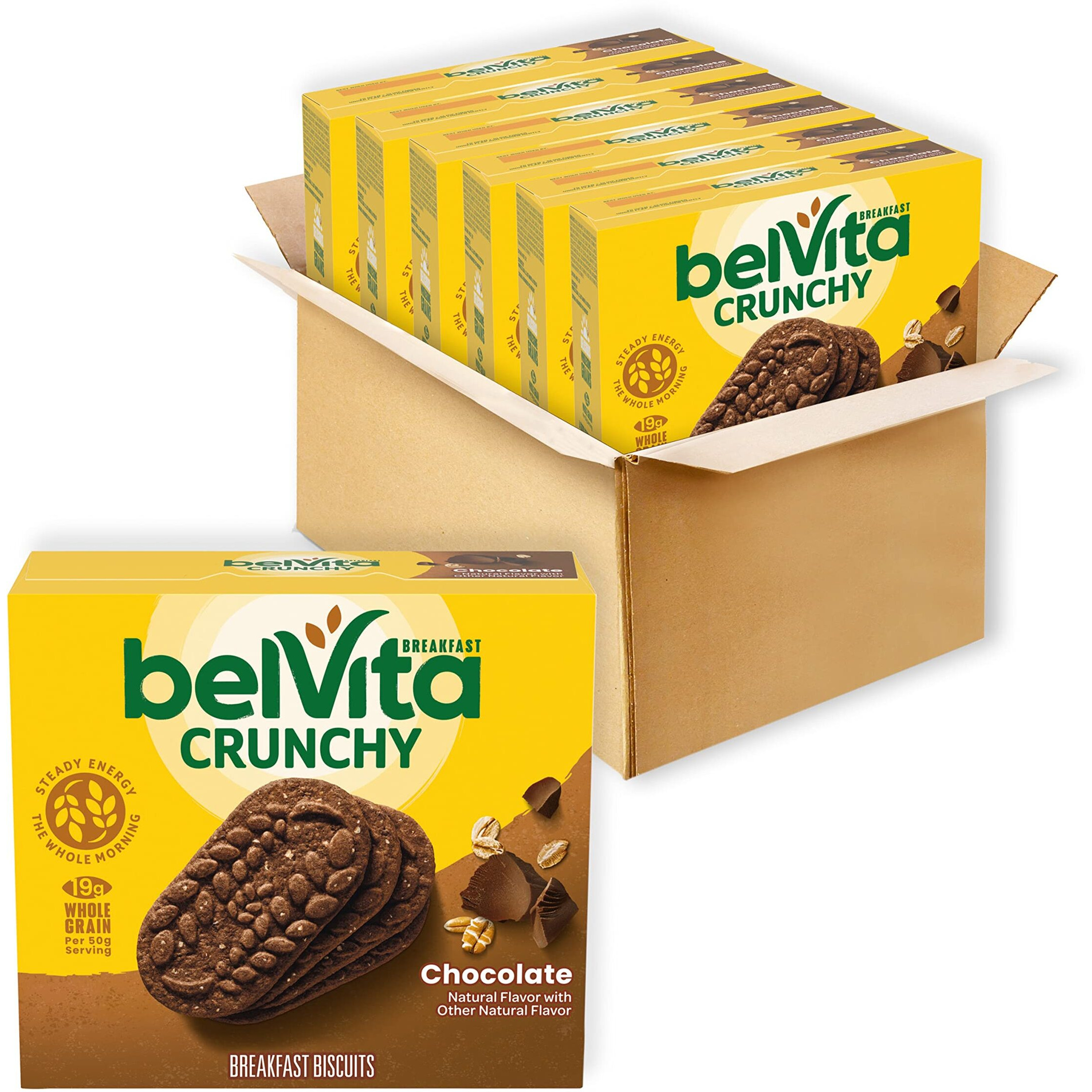 Belvita Chocolate Breakfast Biscuits, 30 Total Packs, 5 Count (Pack Of 6)