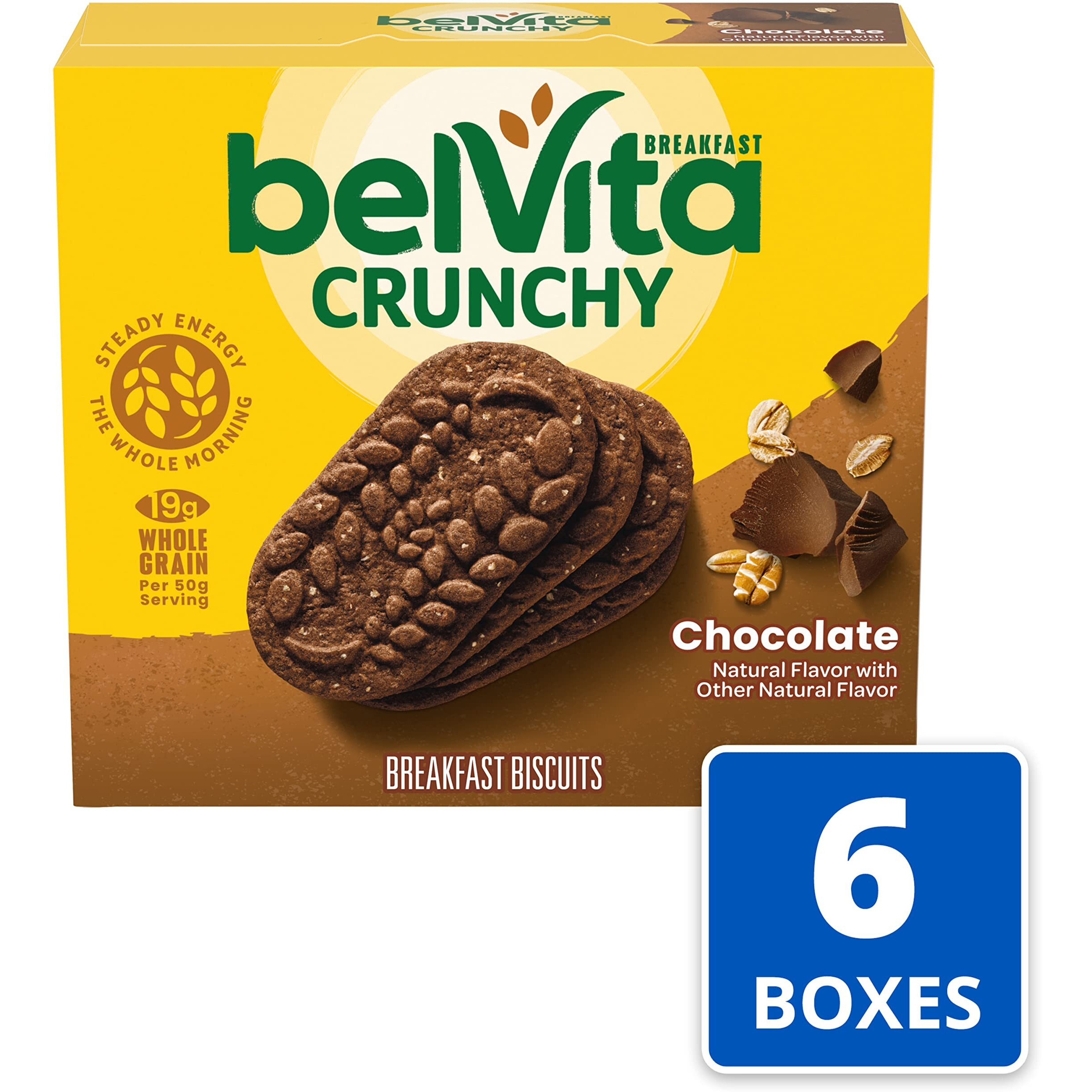 Belvita Chocolate Breakfast Biscuits, 30 Total Packs, 5 Count (Pack Of 6)