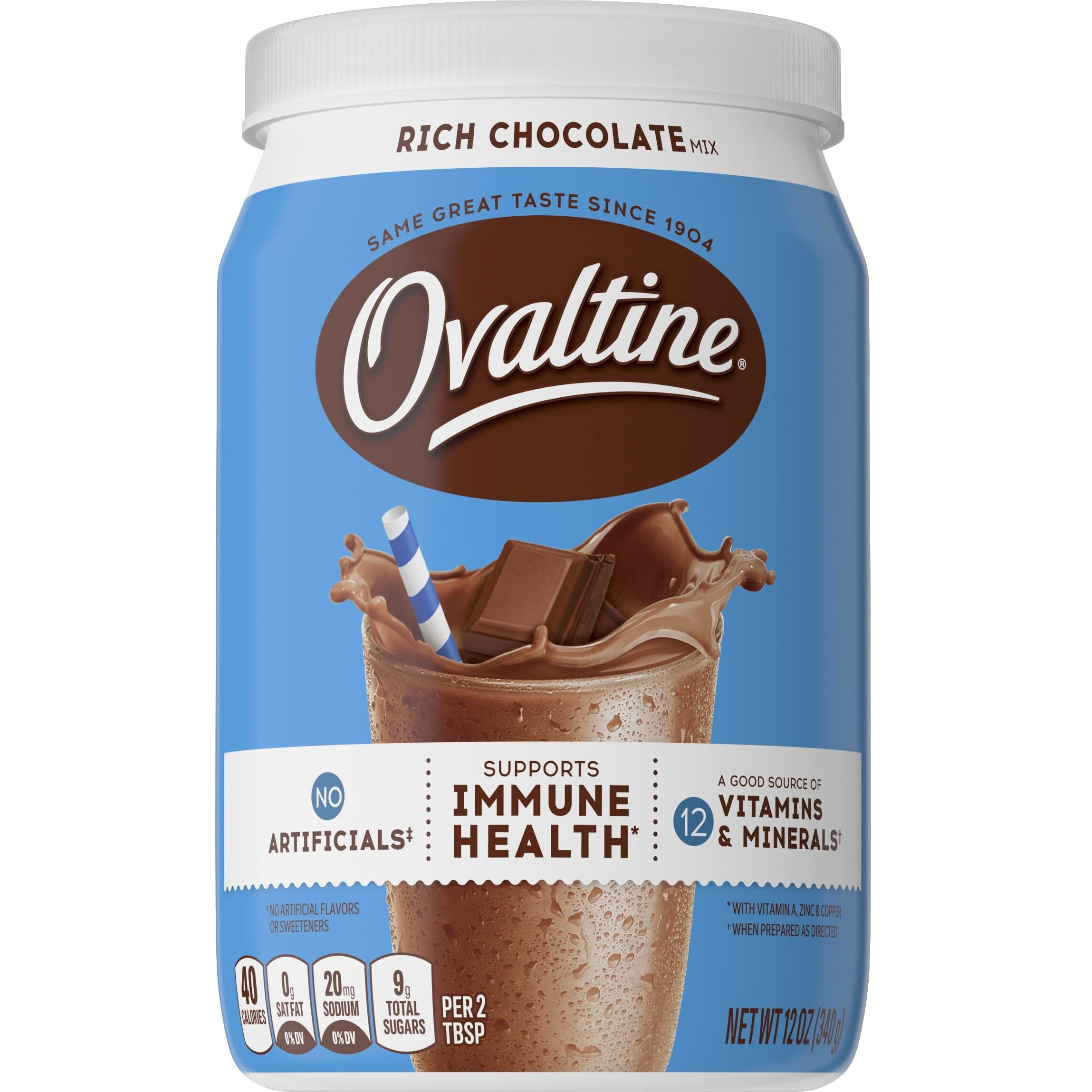 Ovaltine Rich Chocolate - 12 Oz (Pack Of 6)