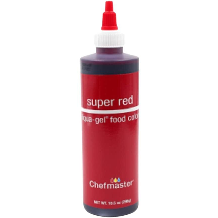 Chefmaster Liqua-Gel Food Color, 10.5-Ounce, Super Red