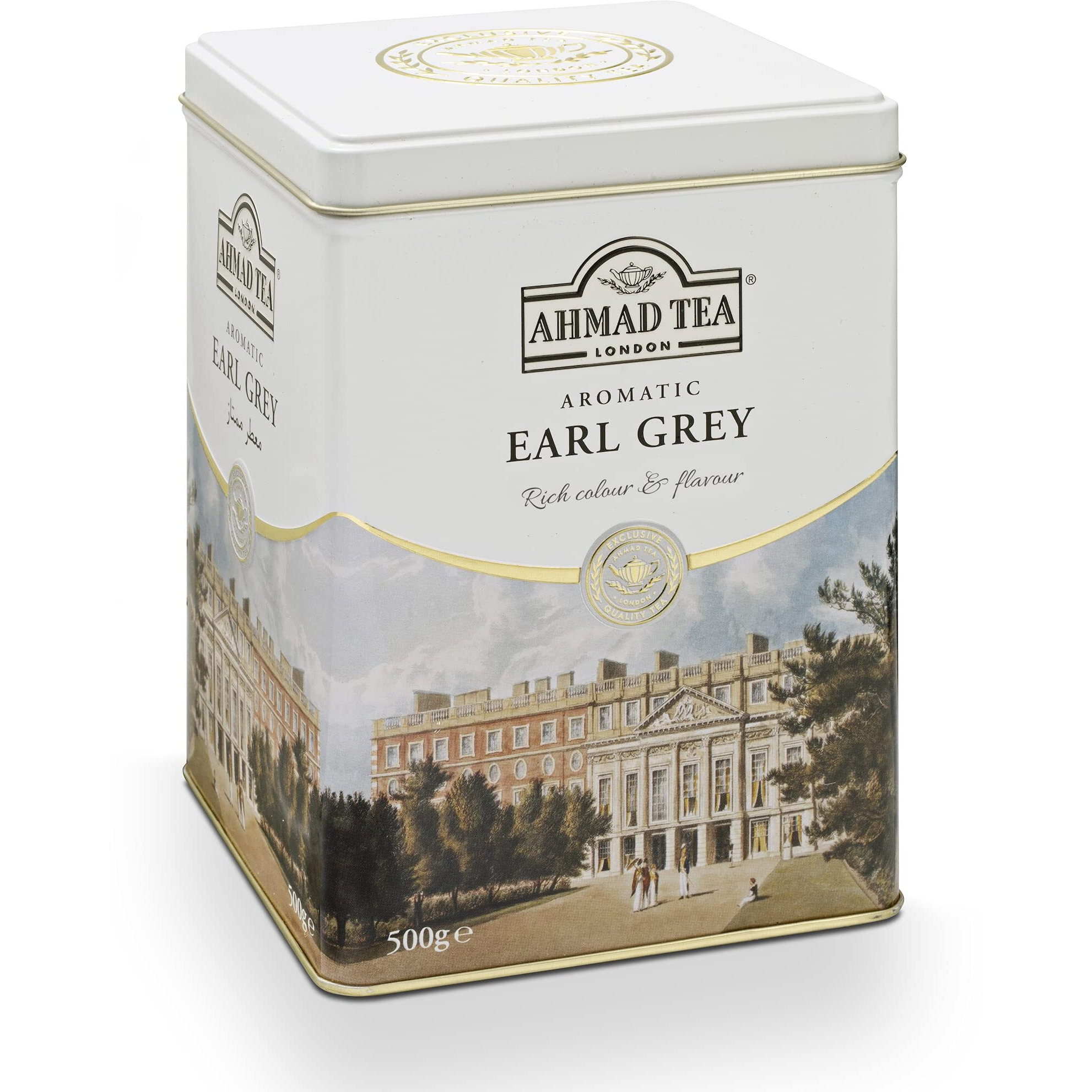 Ahmad Tea Earl Grey Aromatic Loose Tea, Ceylon Caddy, 17.6 Oz