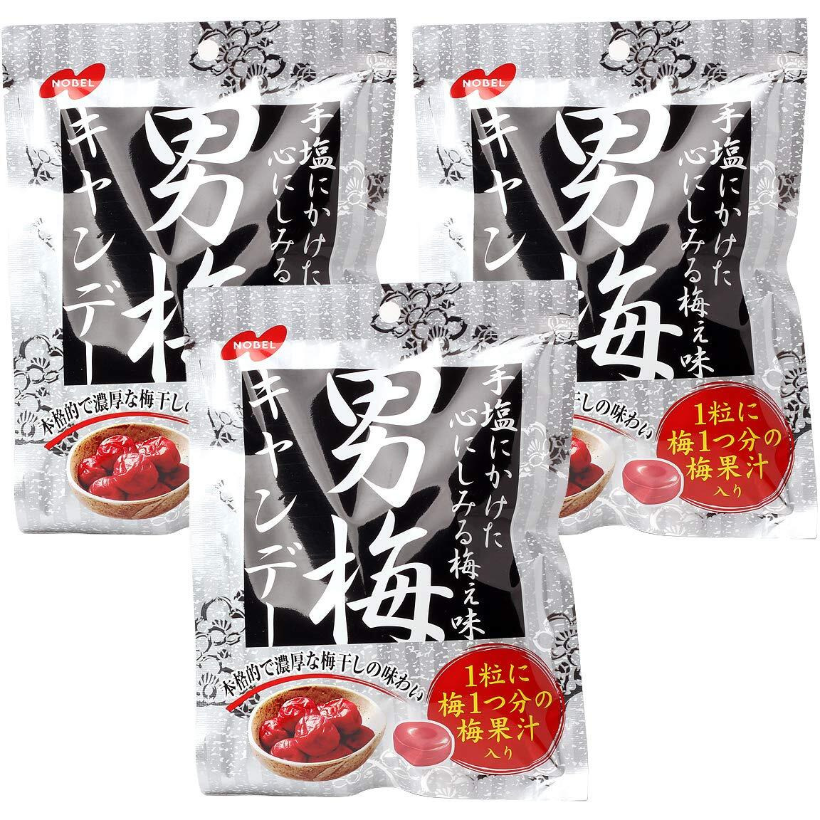 Nobel Otoko Ume Candy 2.8Oz (3 Pack)
