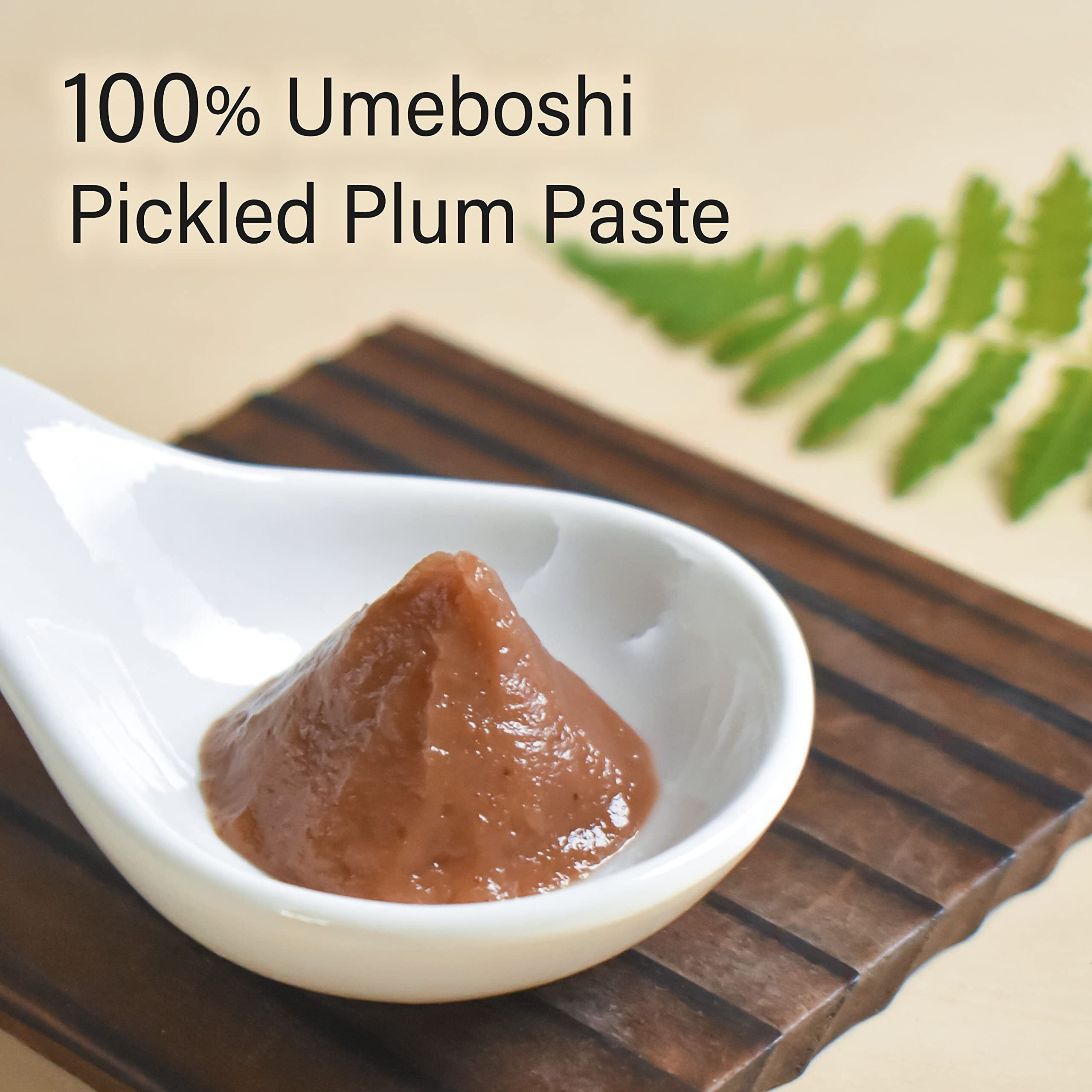 Umeboshi - Japanese Pickled Plums Paste, Using The Premier Brand "&quotKishu Nanko-Ume"" 100%, Vegan, Allergen & Additive-Free
