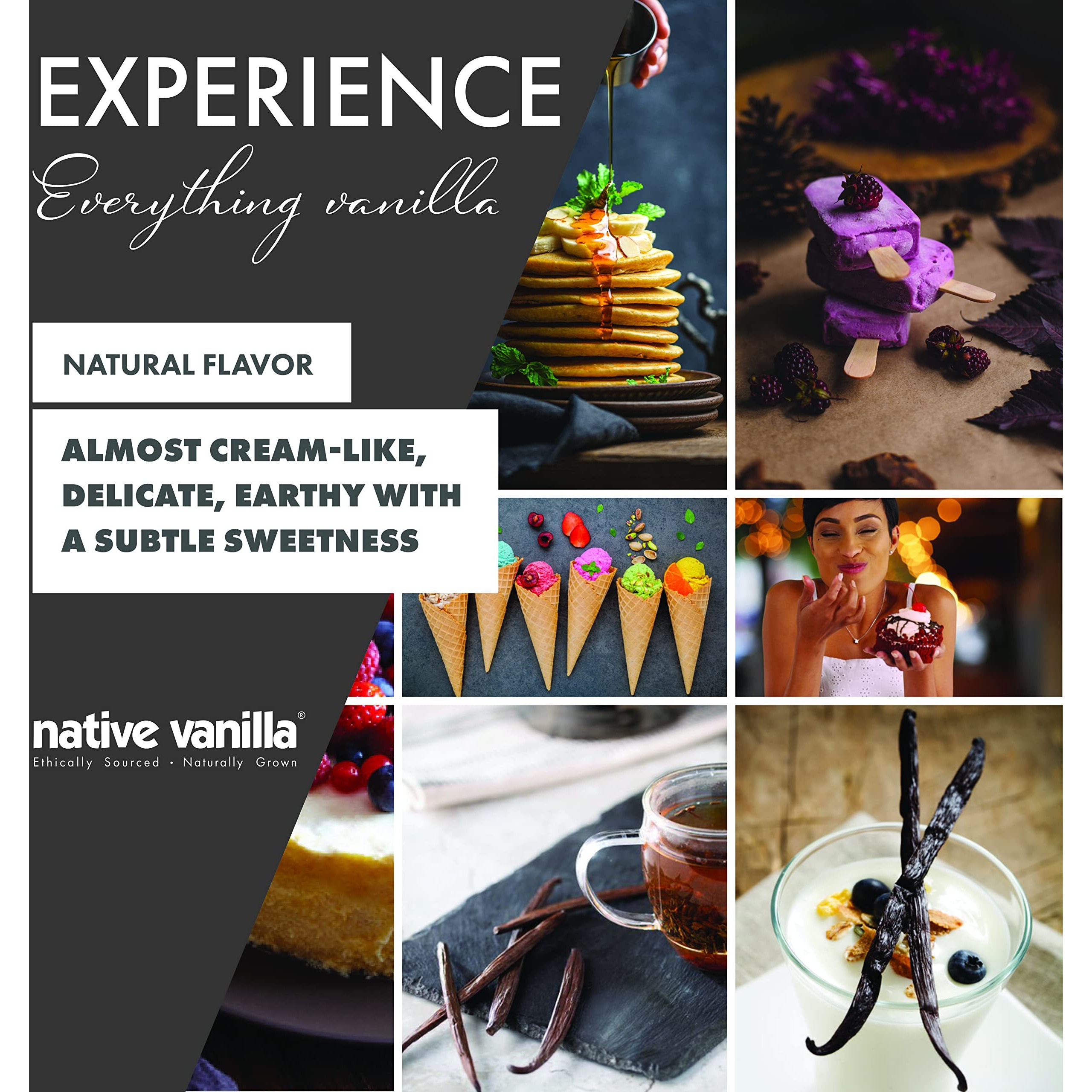 10 Organic Madagascar Vanilla Beans - Grade A Premium Vanilla Pods - 30-35% Moisture Content - For Cooking, Baking & Desserts - 100% Vegan & Kosher - Non-Gmo & Gluten-Free - Native Vanilla