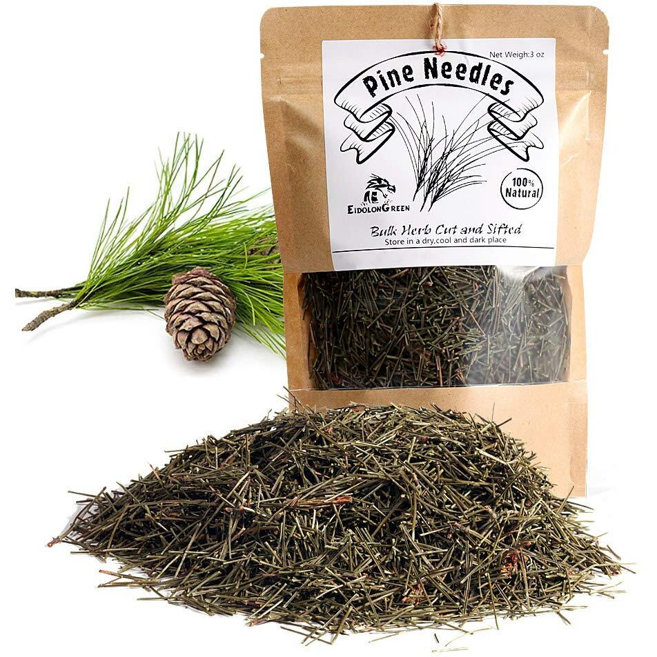 Eidolongreen [China Medicinal Herb] Pine Needles Tea (/Ma Wei Song Zhen Cha/100% Natural Pinus Massoniana/) Dried Bulk Herbs (3 Oz / 88G)