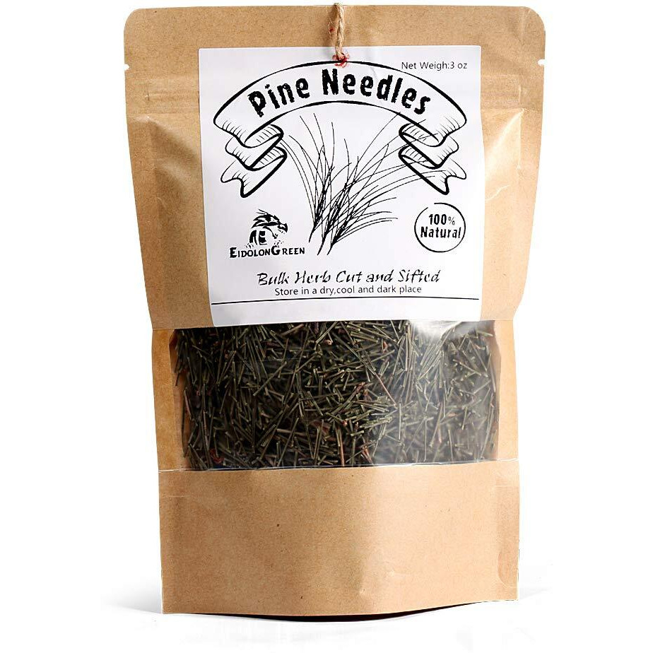 Eidolongreen [China Medicinal Herb] Pine Needles Tea (/Ma Wei Song Zhen Cha/100% Natural Pinus Massoniana/) Dried Bulk Herbs (3 Oz / 88G)