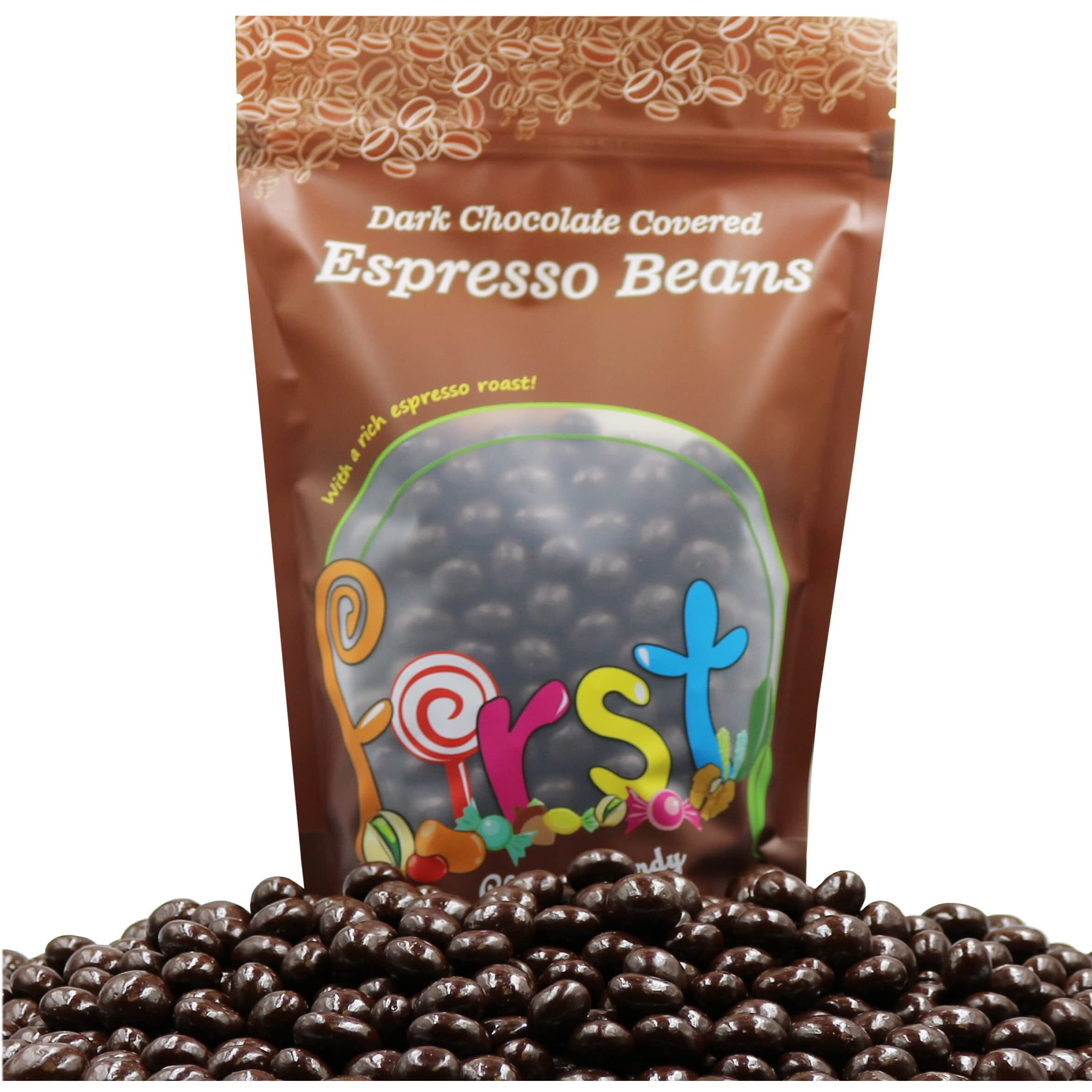 Dark Chocolate Covered Roasted Espresso Coffee Beans 2 Pound