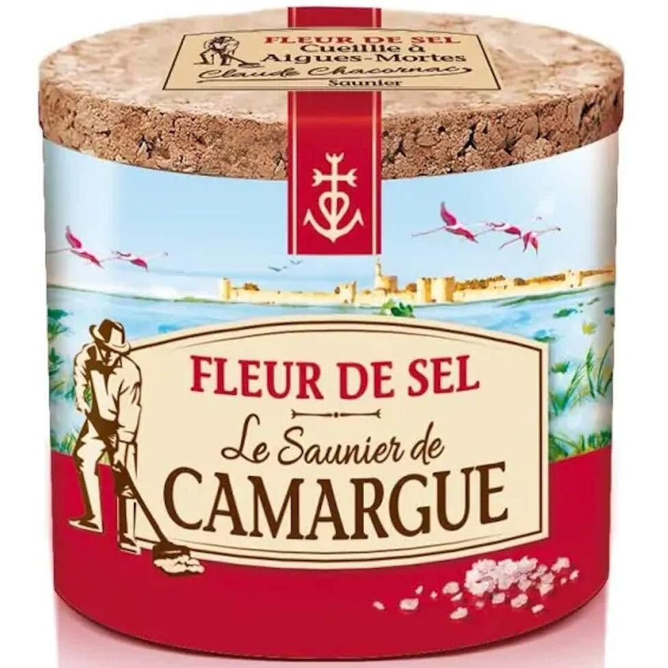 Le Saunier De Camargue Fleur De Sel Sea Salt, 4.4 Ounce Canisters (4 Pack)