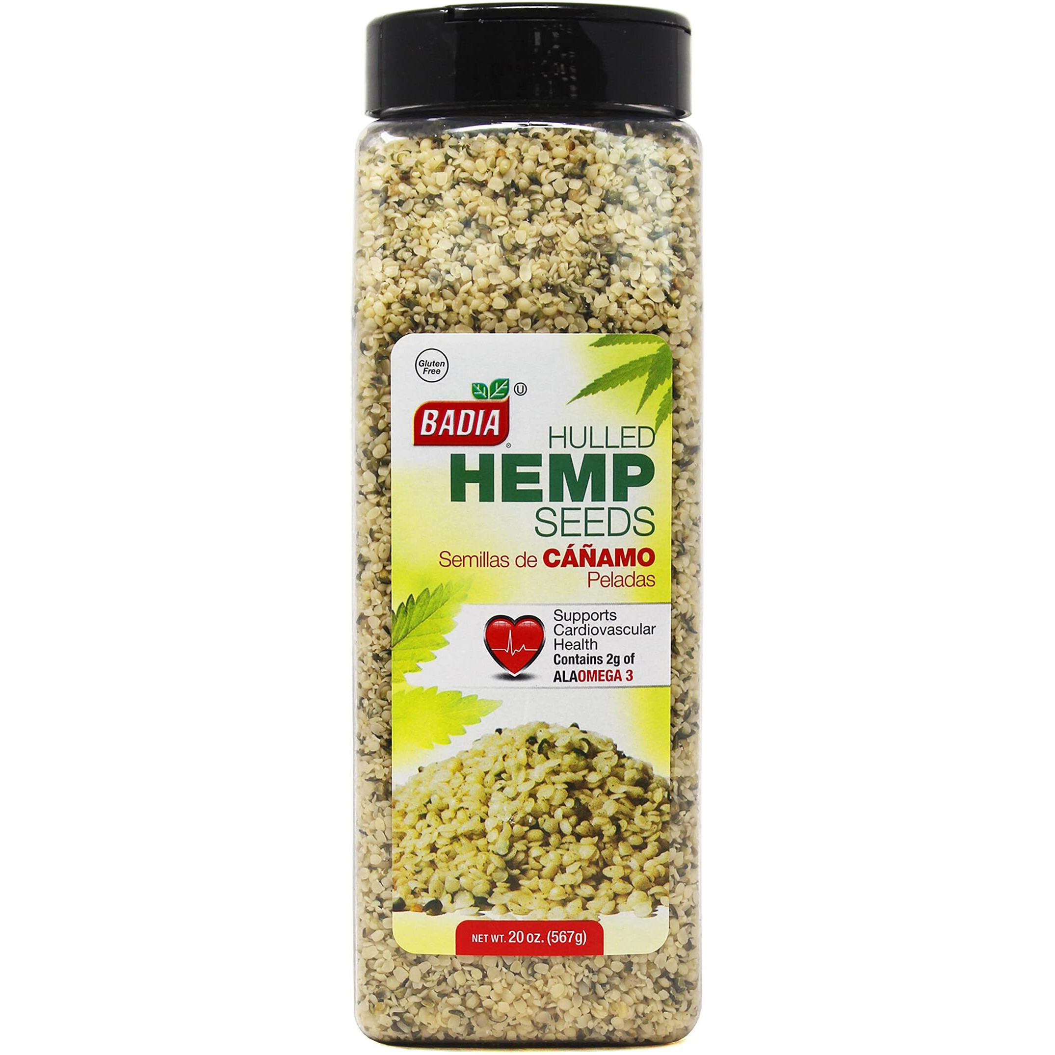 Badia Hulled Hemp Seed, 20 Ounce