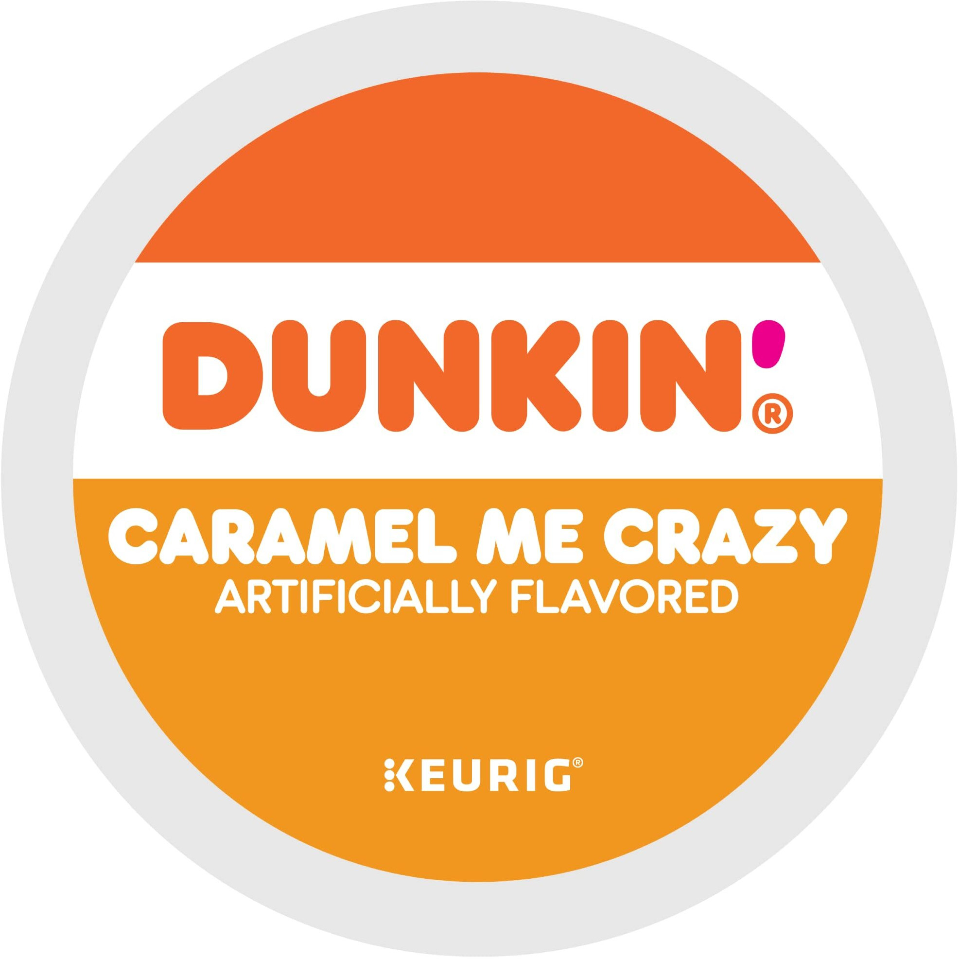 Dunkin' Caramel Me Crazy Flavored Coffee, 88 Keurig K-Cup Pods
