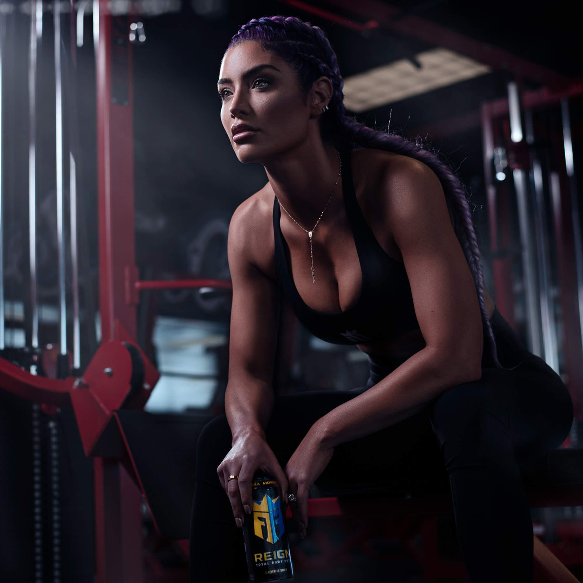 Reign Total Body Fuel, Razzle Berry, Fitness & Performance Drink, 16 Ounce (Pack Of 12)