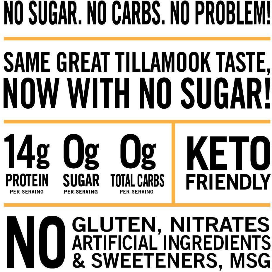 Tillamook Country Smoker Keto Friendly Zero Sugar Beef Jerky, Original, 6.5 Ounce