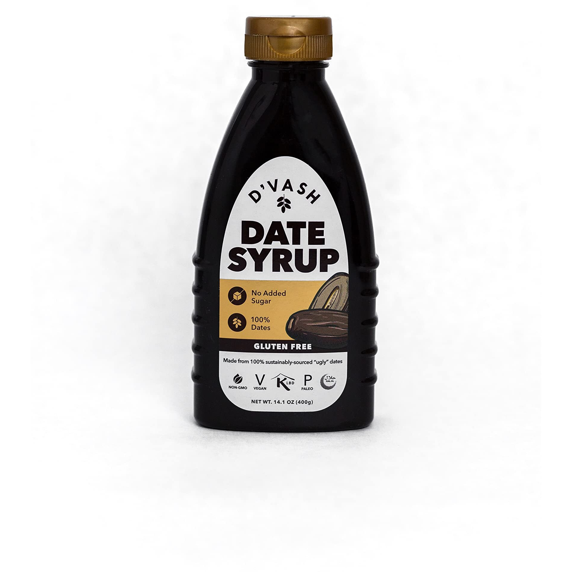 Dvash Date Syrup 14.1Oz Squeeze Bottle | Dibis | Vegan, Gluten-Free, No Added Sugar, Paleo, Non-Gmo, Kosher,Honey/Sugar Substitute
