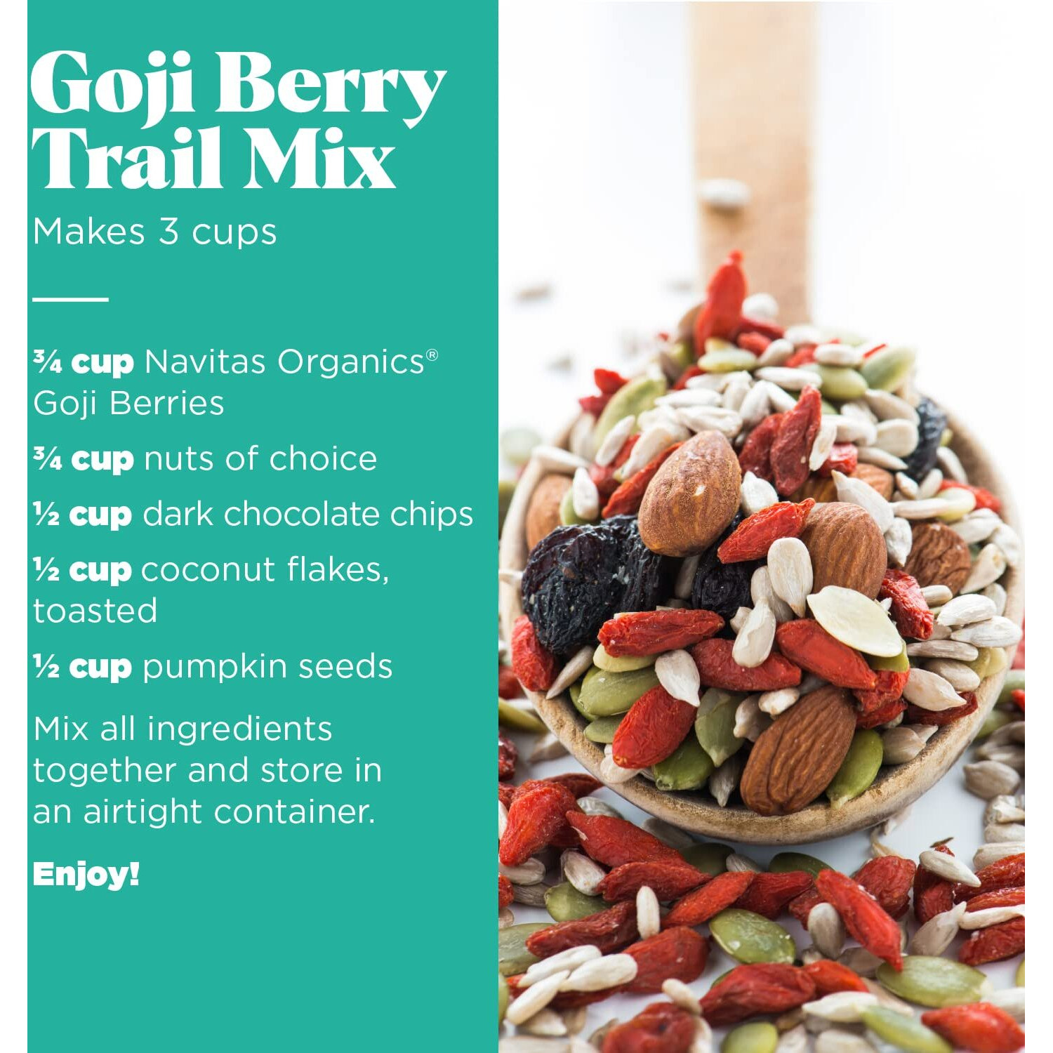 Navitas Organics Goji Berries, 16 Oz. Bag, 15 Servings - Organic, Non-Gmo, Sun-Dried, Sulfite-Free