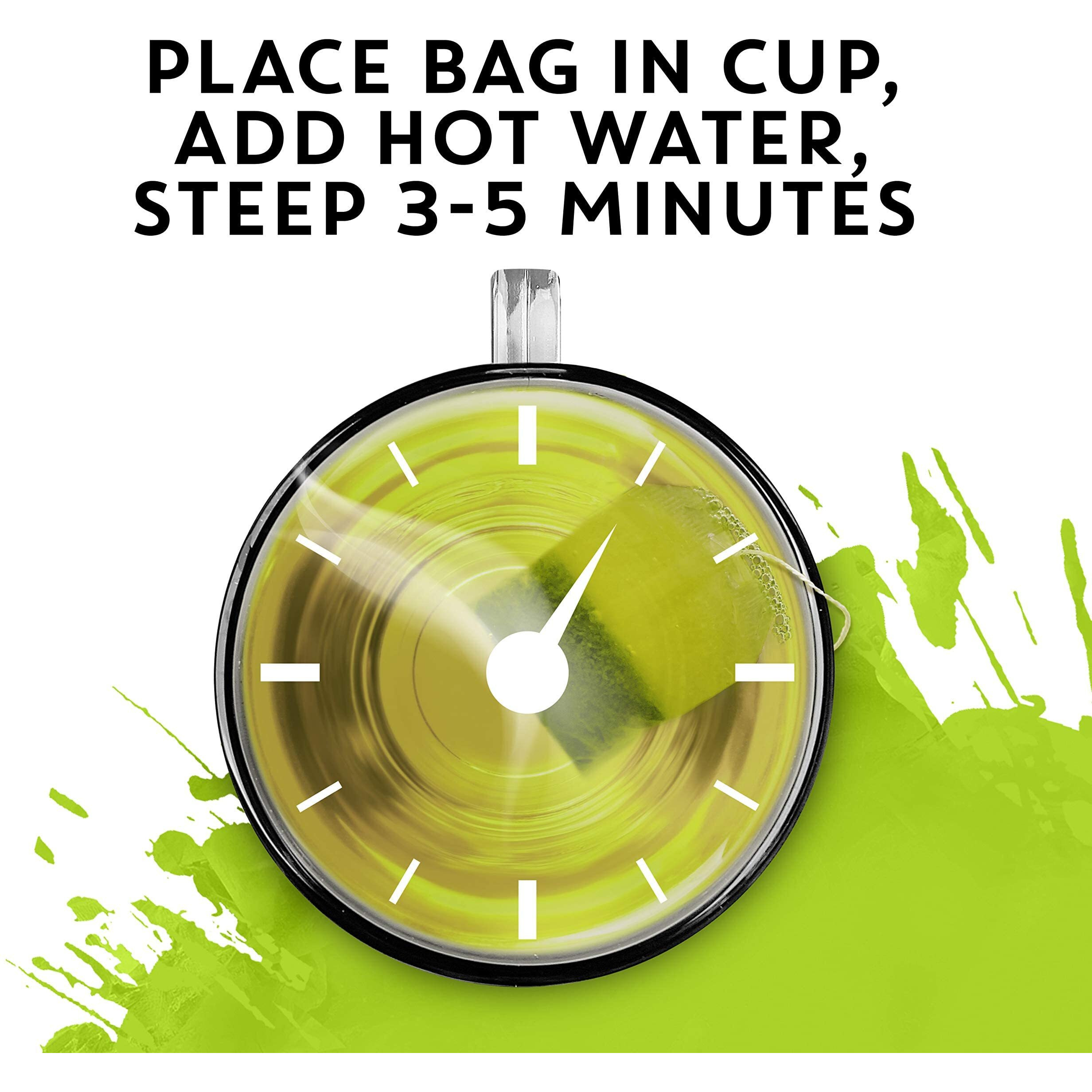 Tazo Tea Bags, Green Tea, Zen, 20 Count (Pack Of 6)