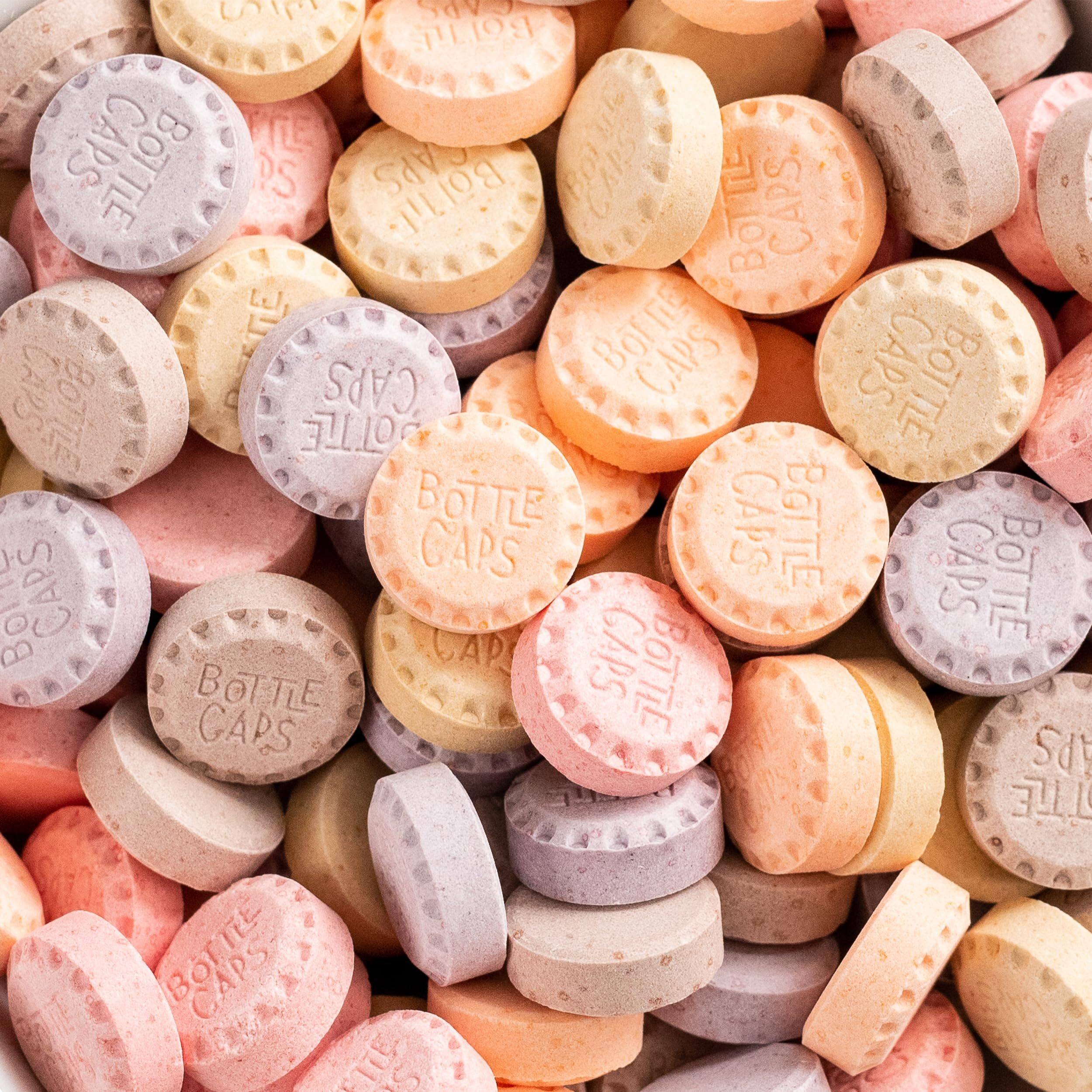 Wonka Bottle Caps, Fizzy Hard Candy, 5 Ounce Theater Candy Boxes (Pack Of 10)