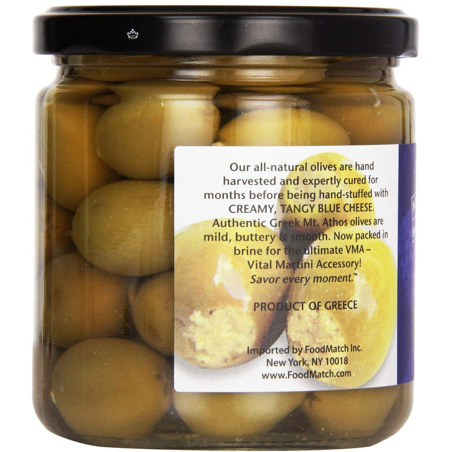 Divina Olives Stuffed With Blue Cheese In Brine, 7.8 Oz Jars (Pack Of 3)