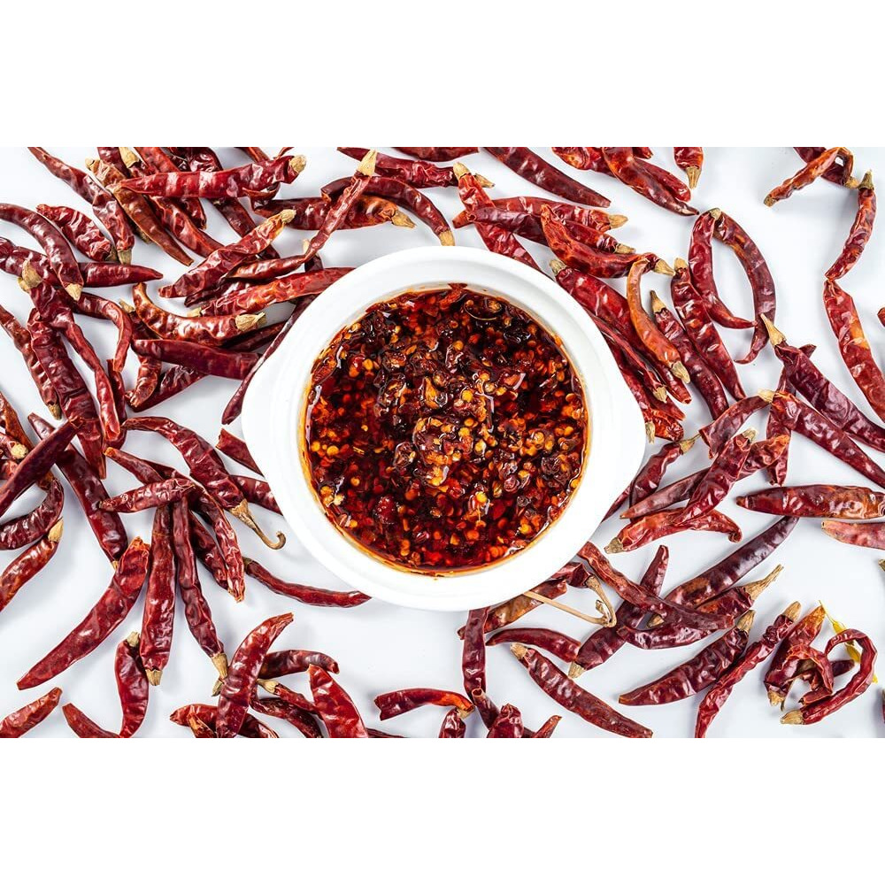 Sichuan Chili Flakes, 1Lb (16Oz) - Traditional Red Pepper Spices And Szechuan Seasoning For Thai, Korean, Mexican, And Asian Dishes, Authentic Medium Hot Flavor For Kimchi, Pizza, Tacos, Or Oils By Amazing Chiles And Spices