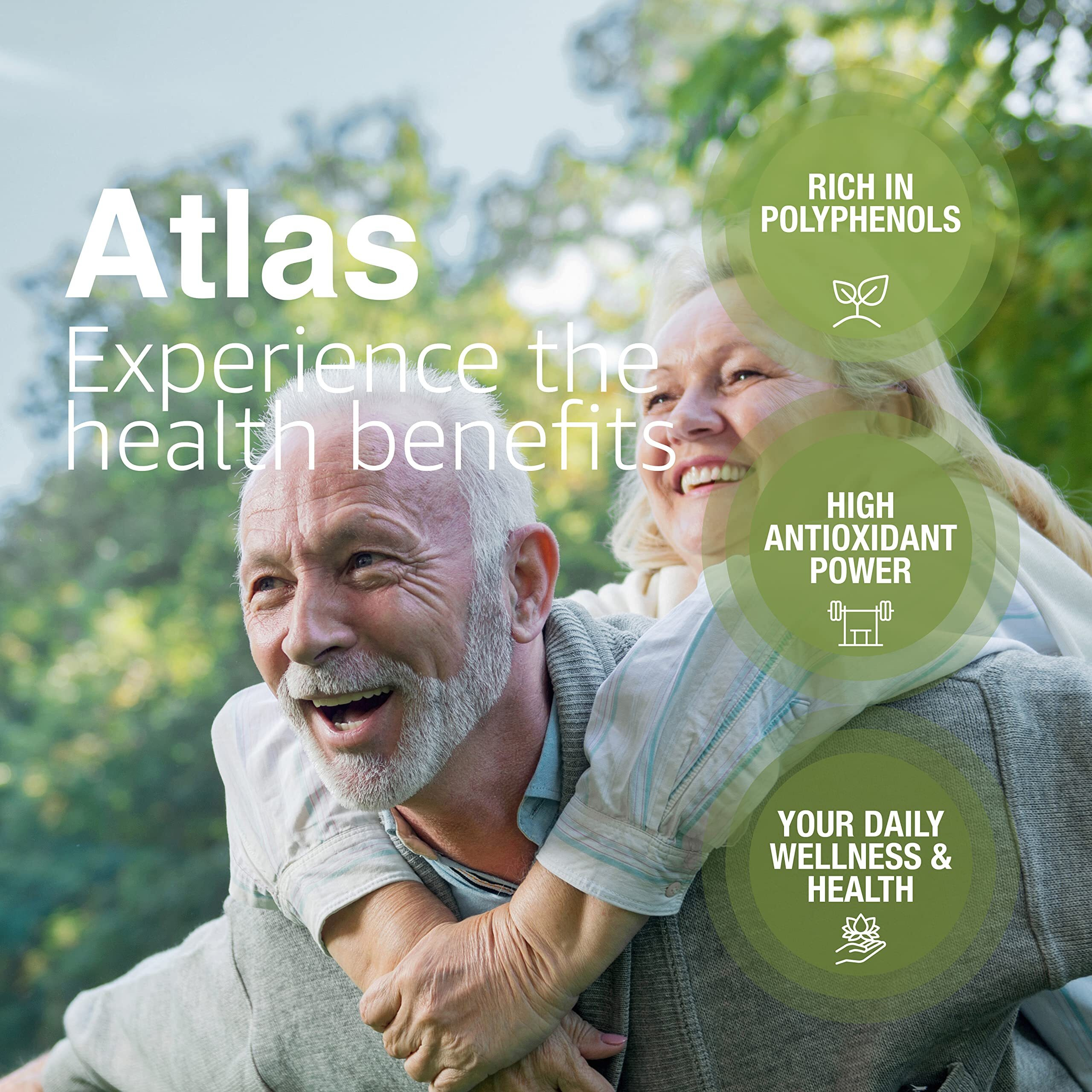 Atlas Organic Cold Pressed Moroccan Extra Virgin Olive Oil, Polyphenol Rich | Evoo From Morocco, Newly Harvested Unprocessed From One Single Family Farm | Trusted By Michelin Star Chefs | 500 Ml