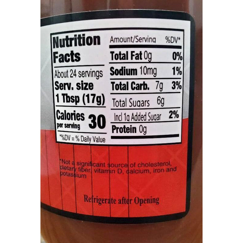 Amish Valley Products Apple Butter Glass Jar Old Fashioned Homestyle Slow Cooked (No Corn Syrup) (Sugar-Free)