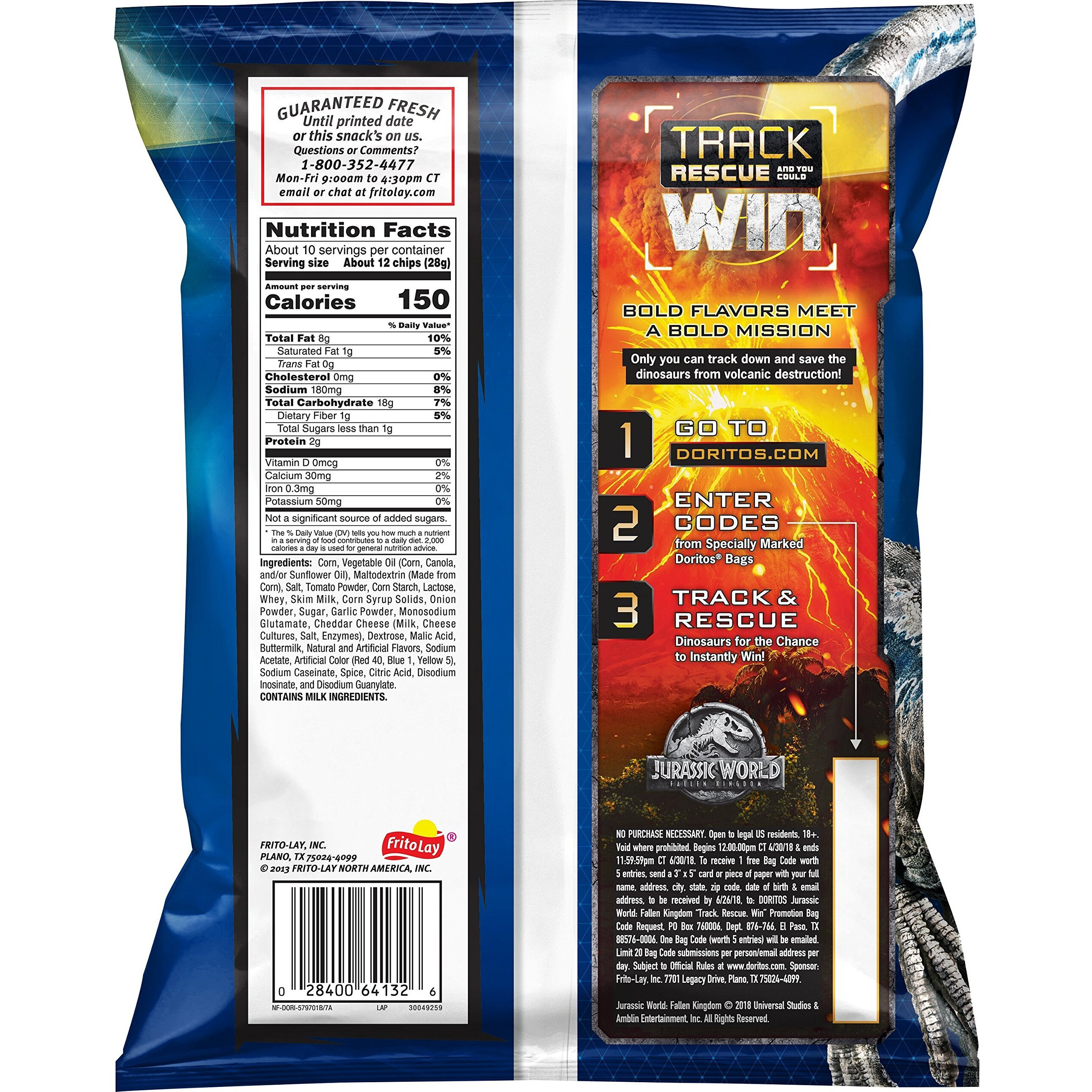 Doritos Cool Ranch Flavored Tortilla Chips, 9.75 Ounce
