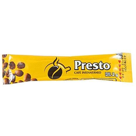 Cafe Presto Instant Coffee From Nicaragua - (40 Packets Of 2Gr).