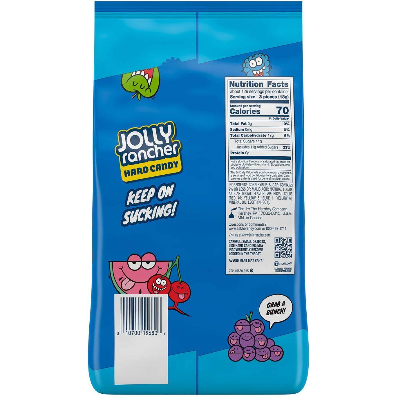 Jolly Rancher Hard Candy - 5 Pound Bag (2 Pack)